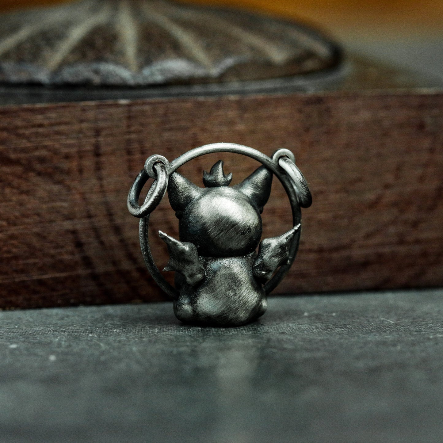 Cerberus Dog Pendant ¨C 925 Sterling Silver Handmade