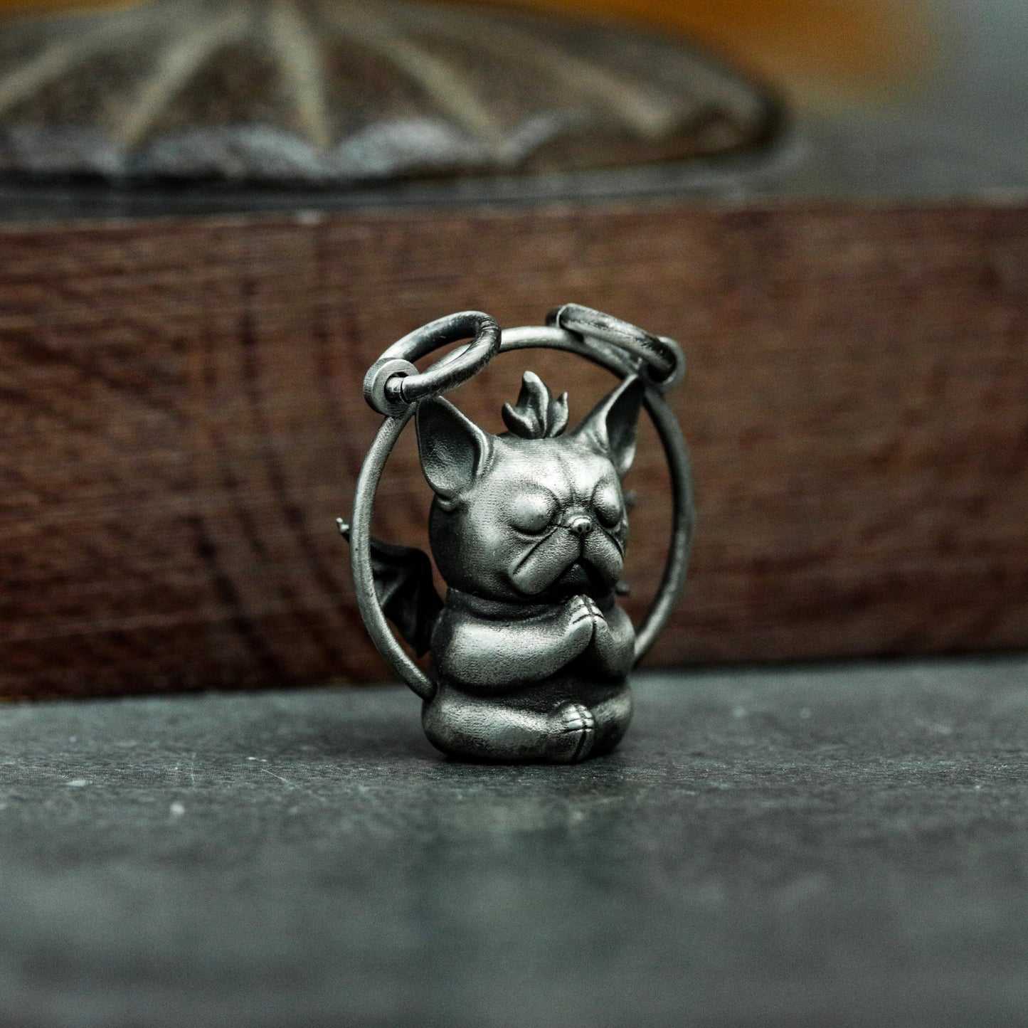 Cerberus Dog Pendant ¨C 925 Sterling Silver Handmade
