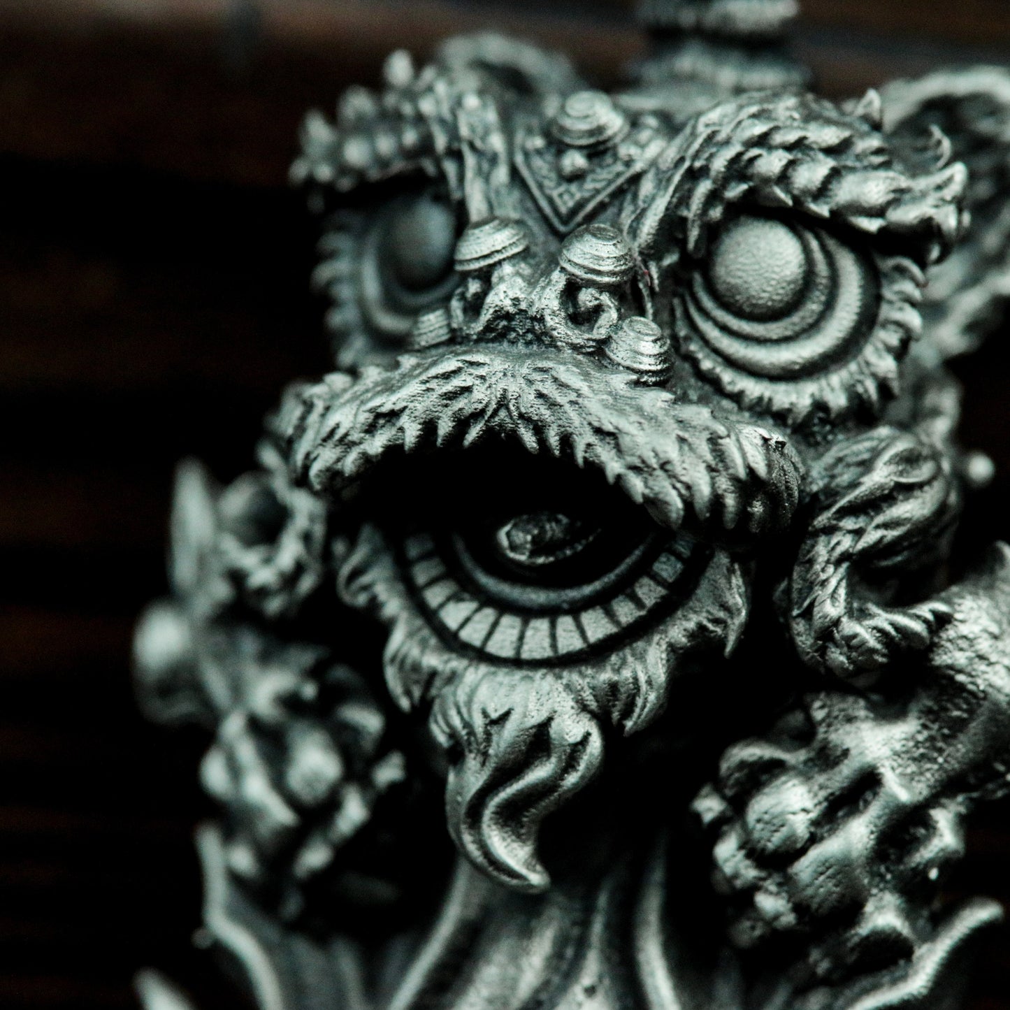 Twin Dragon Spirit Pendant ¨C 925 Sterling Silver Handmade