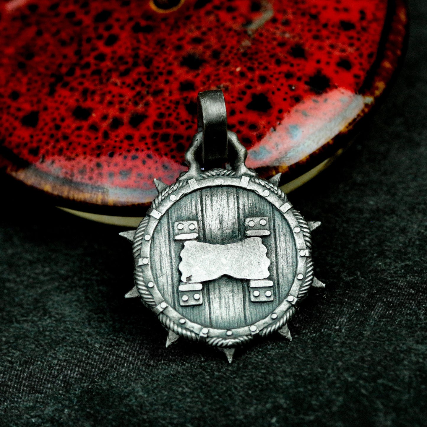 Serpent Ringed Eagle Pendant ¨C 925 Sterling Silver Handmade