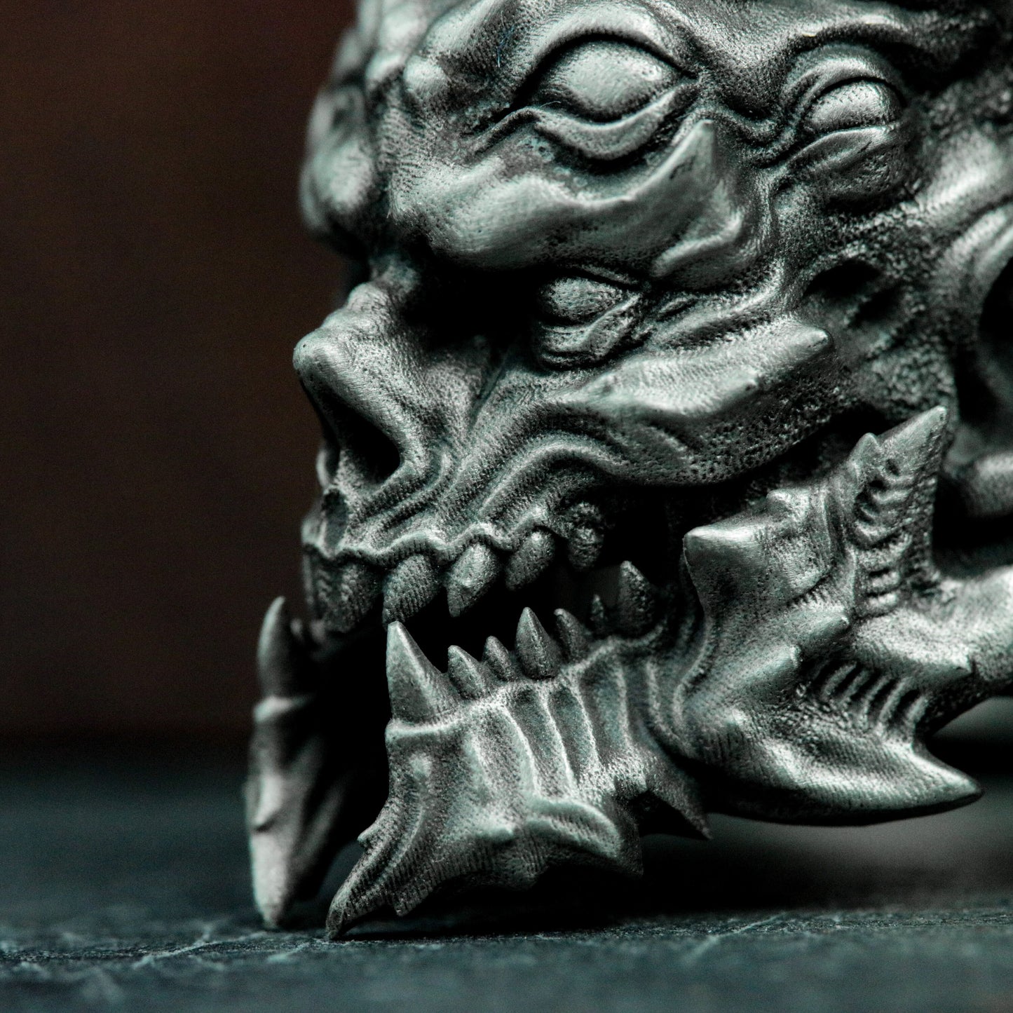 Demon Face Ring ¨C 925 Silver Handmade