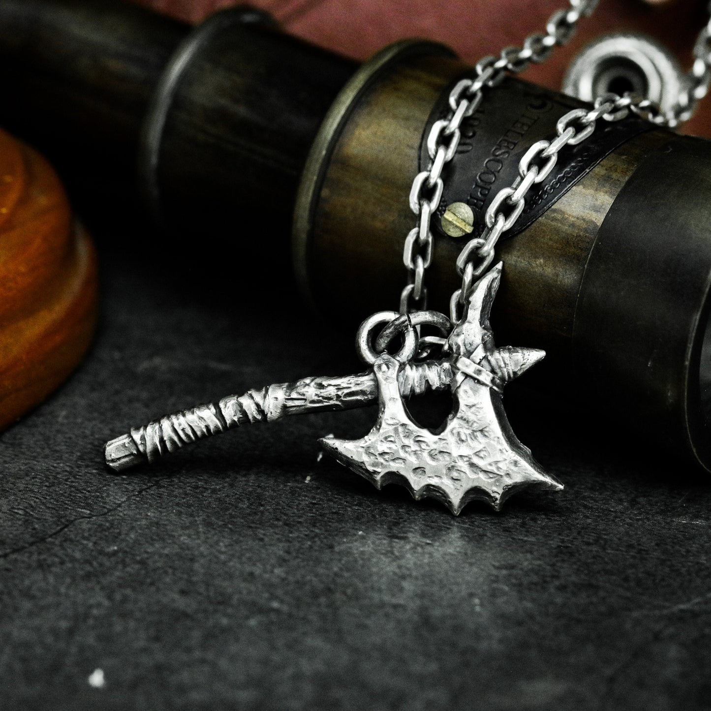 Dragon Horn Pendant ¨C 925 Silver Handmade