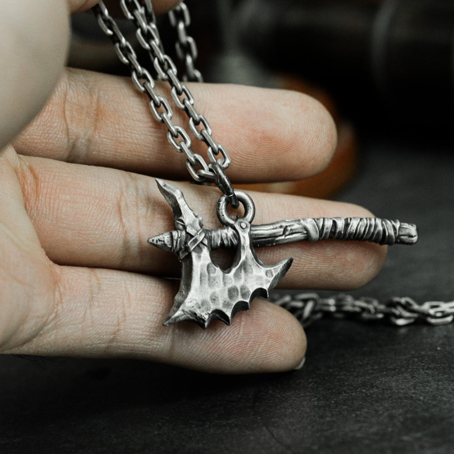 Dragon Horn Pendant ¨C 925 Silver Handmade