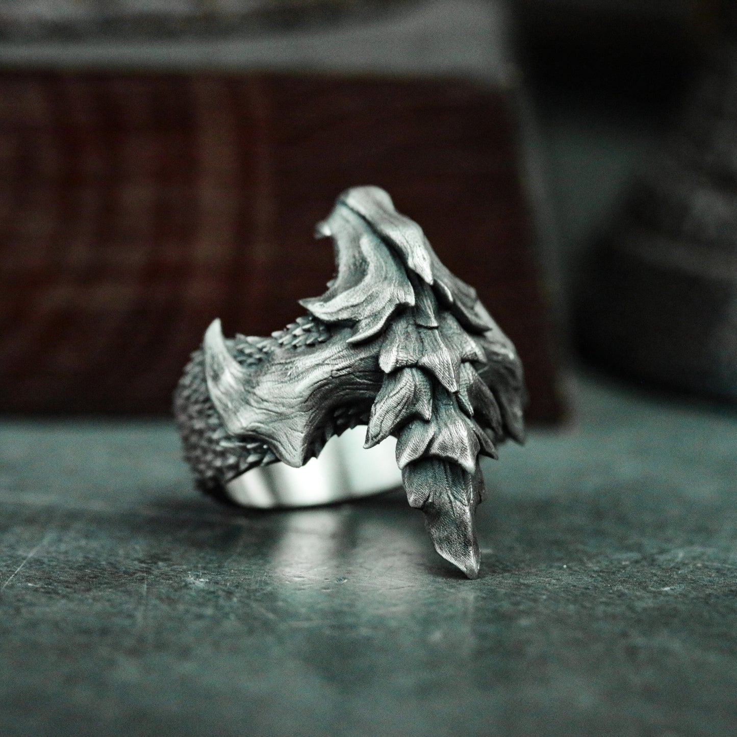 Dragon Spine Ring ¨C 925 Sterling Silver Handmade