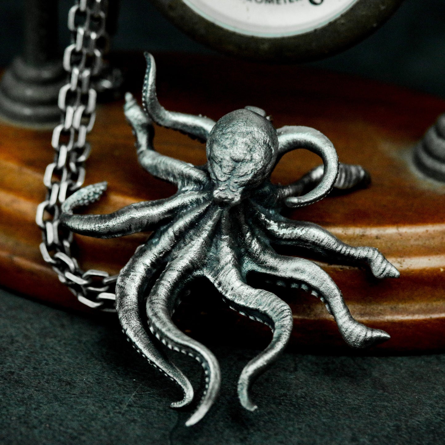Octopus Pendant - 925 Silver Handmade Deep Sea Creature