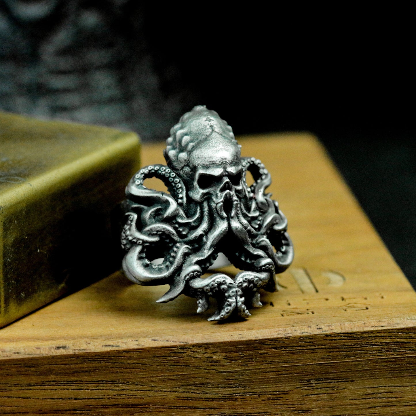 Cthulhu Octopus Ring - 925 Silver Handmade