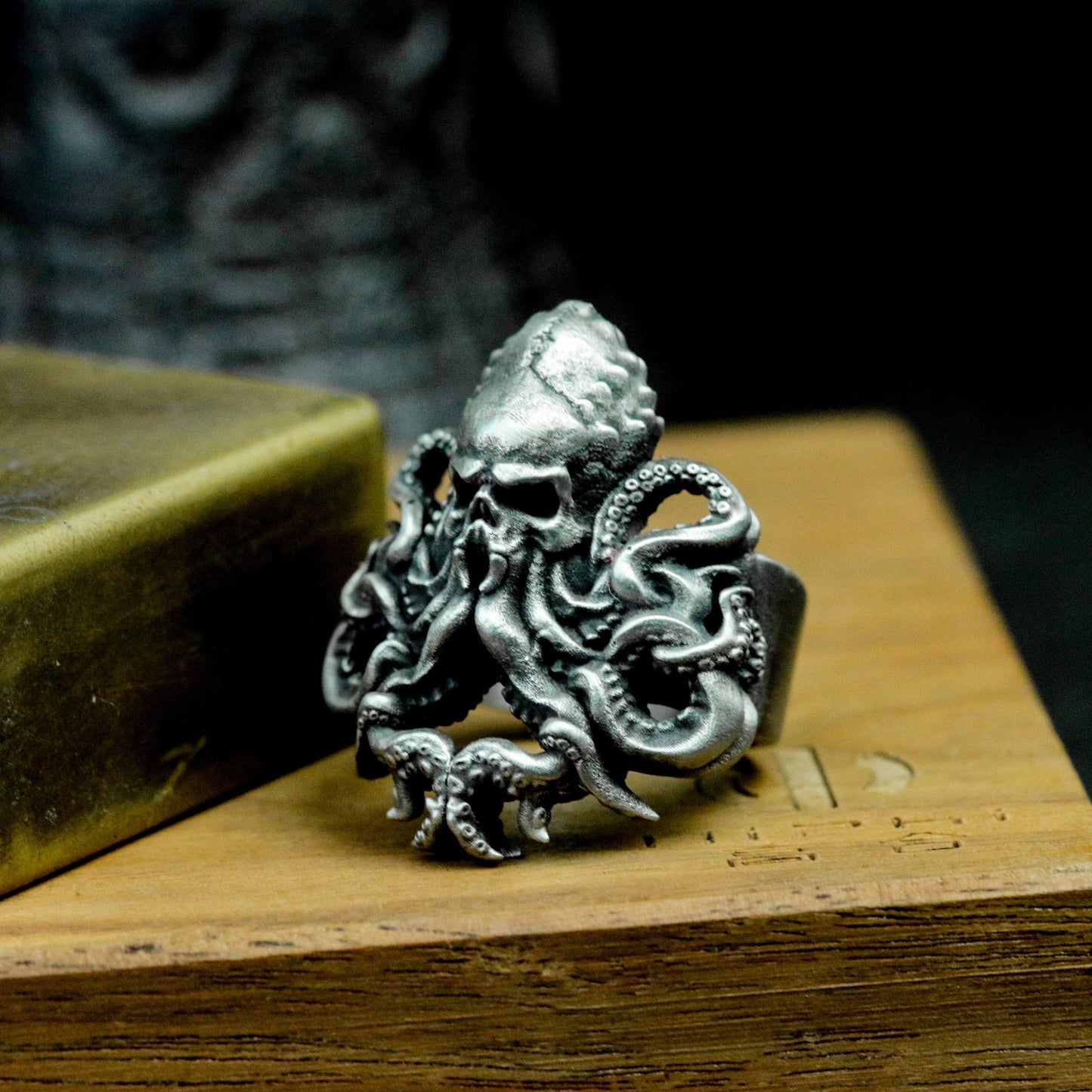Cthulhu Octopus Ring - 925 Silver Handmade