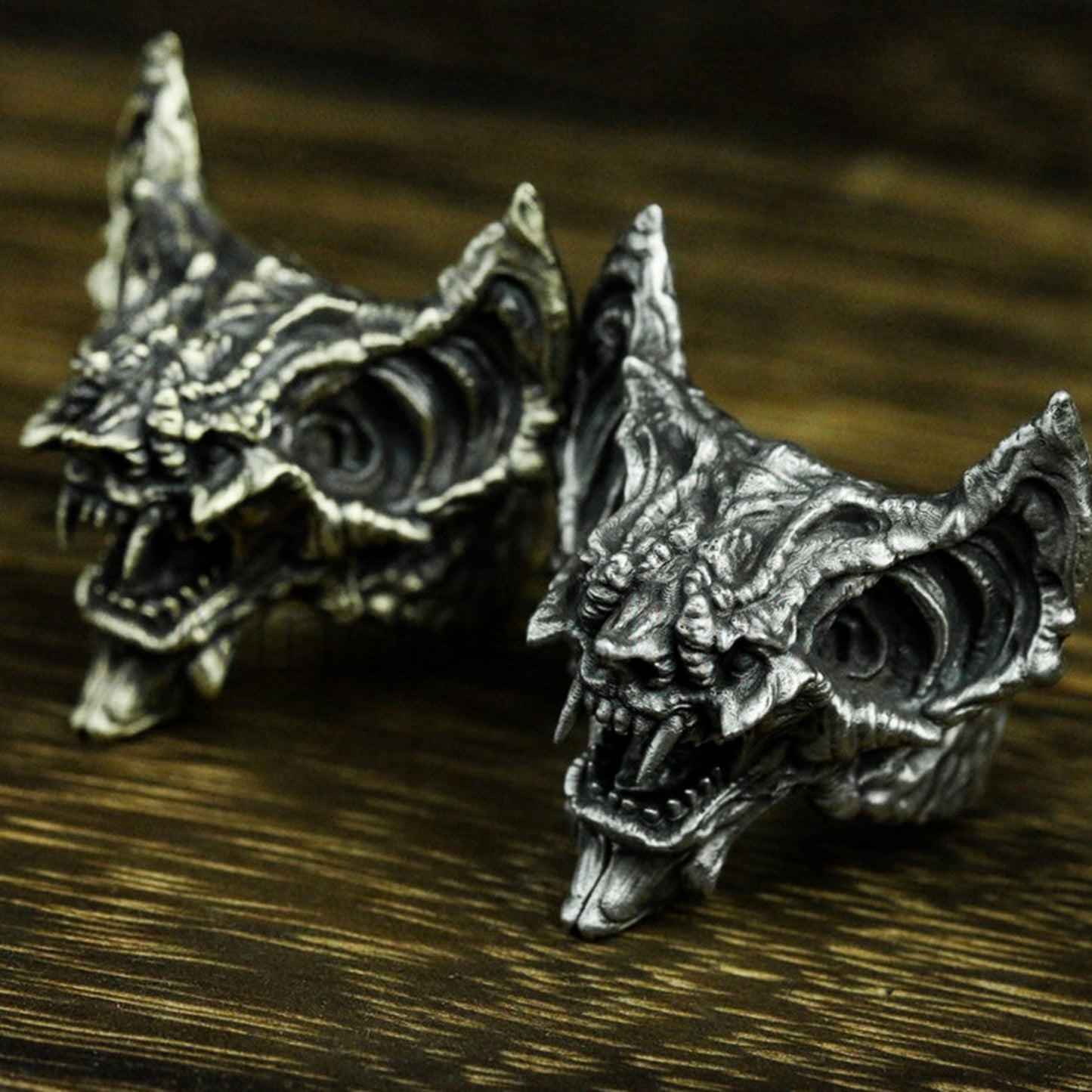 Bat Demon Rings ¨C 925 Silver Handmade
