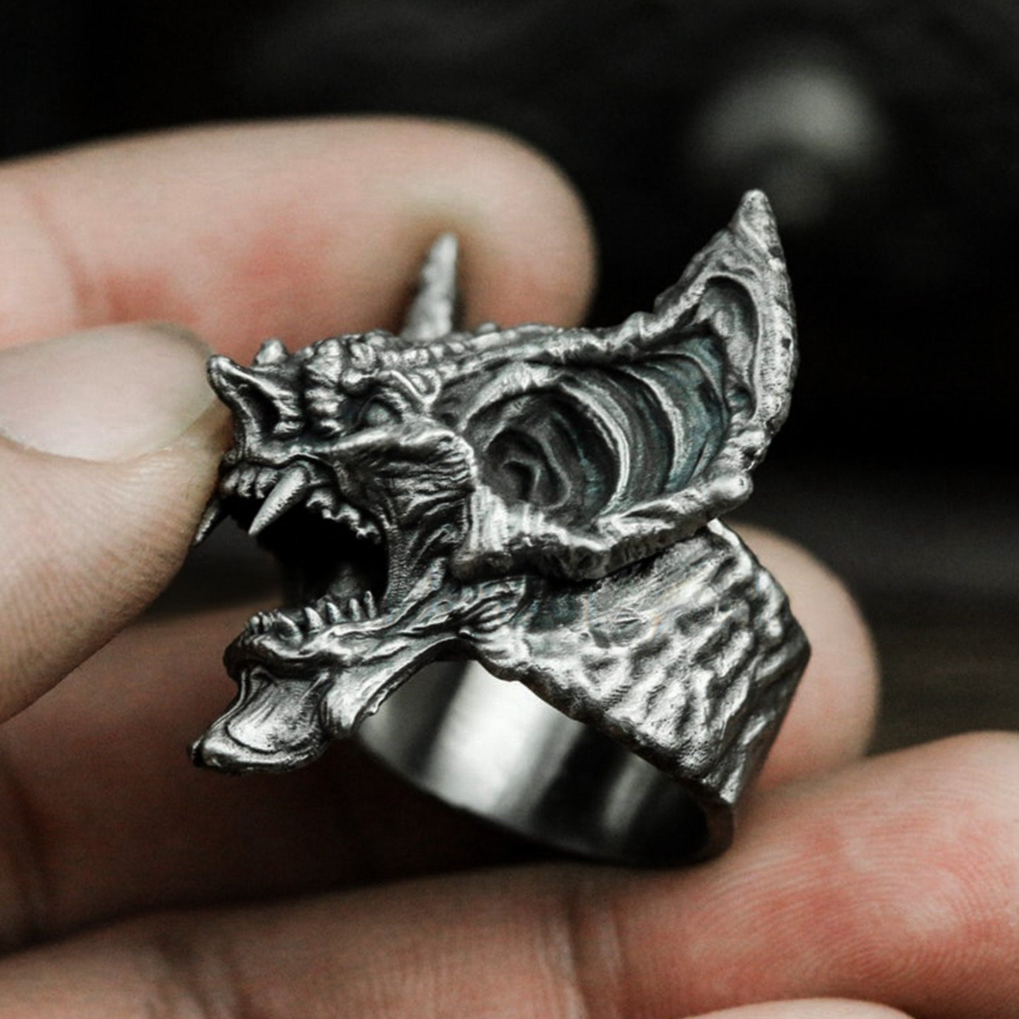 Bat Demon Rings ¨C 925 Silver Handmade