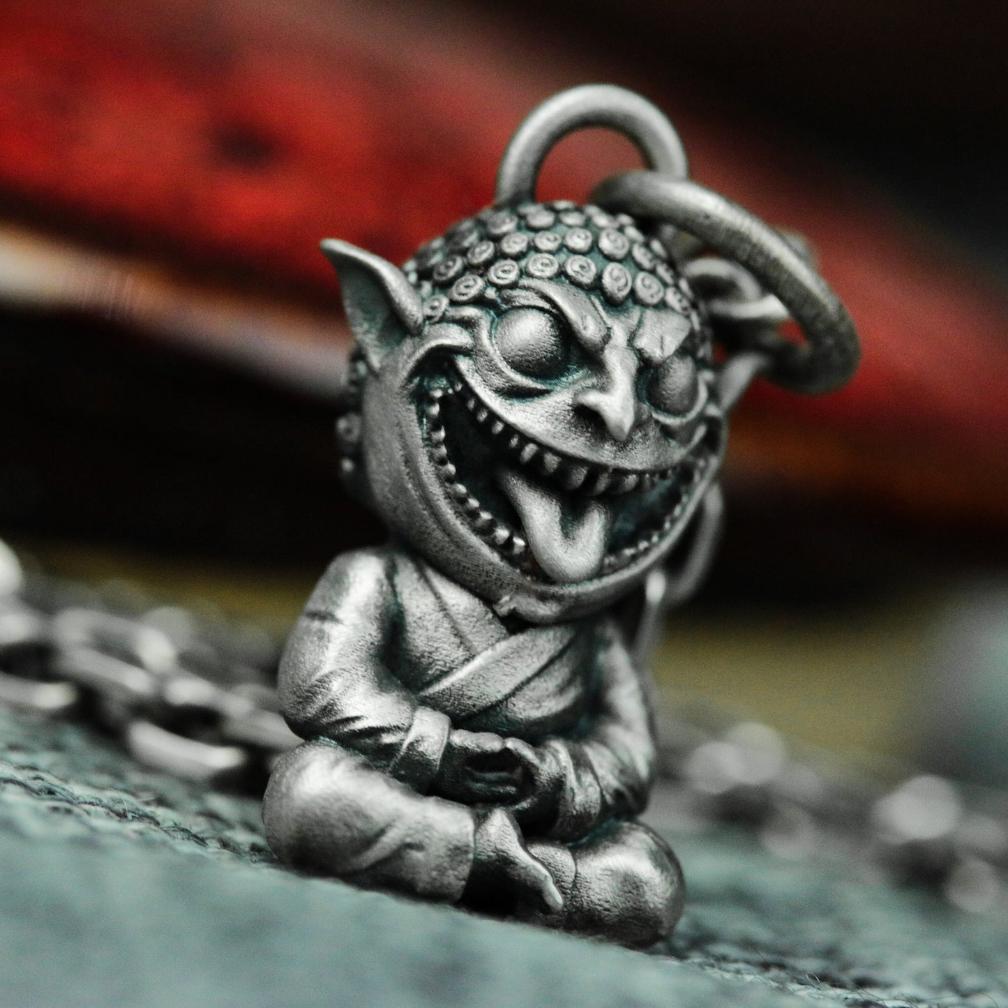 Goblin Monk Pendant ¨C 925 Silver Handmade