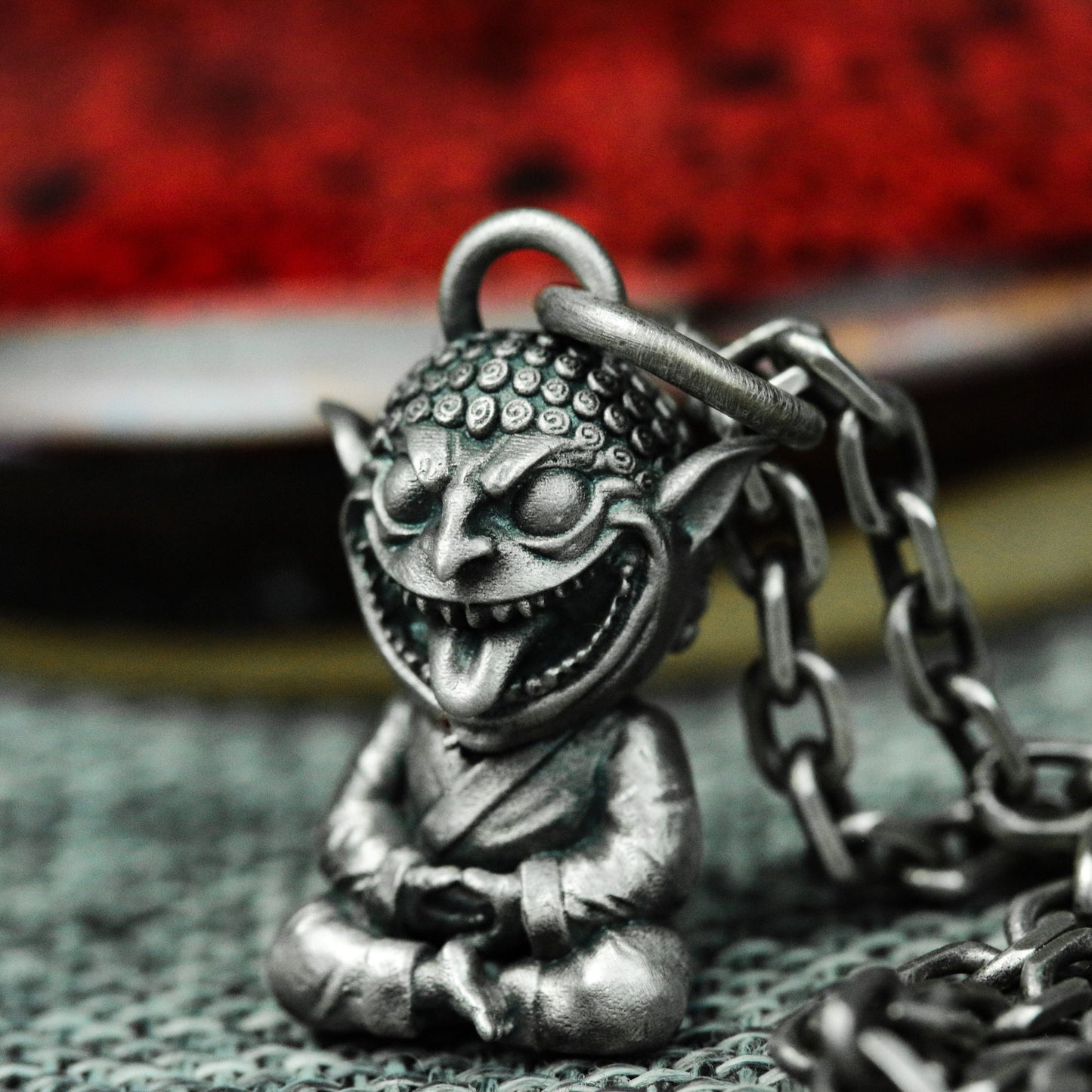 Goblin Monk Pendant ¨C 925 Silver Handmade