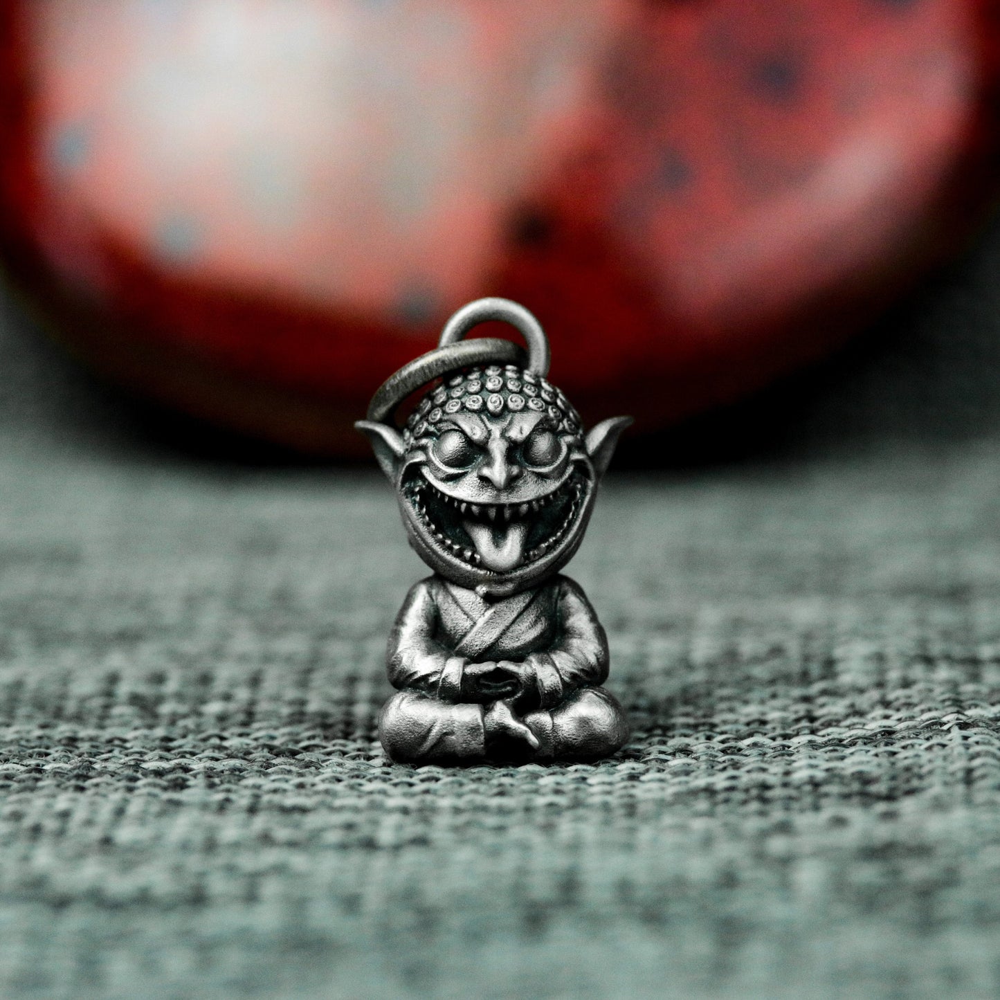 Goblin Monk Pendant ¨C 925 Silver Handmade