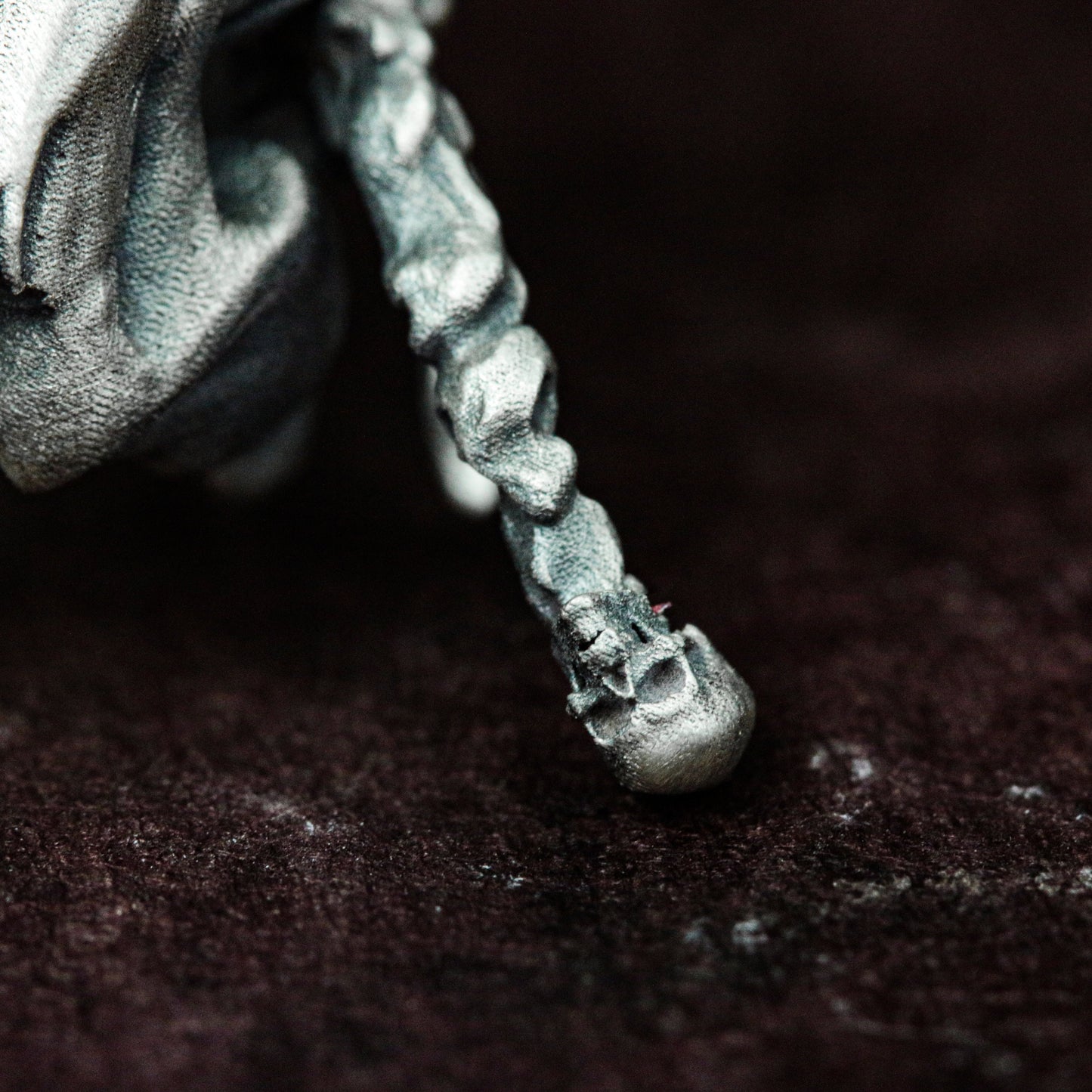 Death Knight Ring with Cloak and Blade ¨C 925 Sterling Silver Handmade