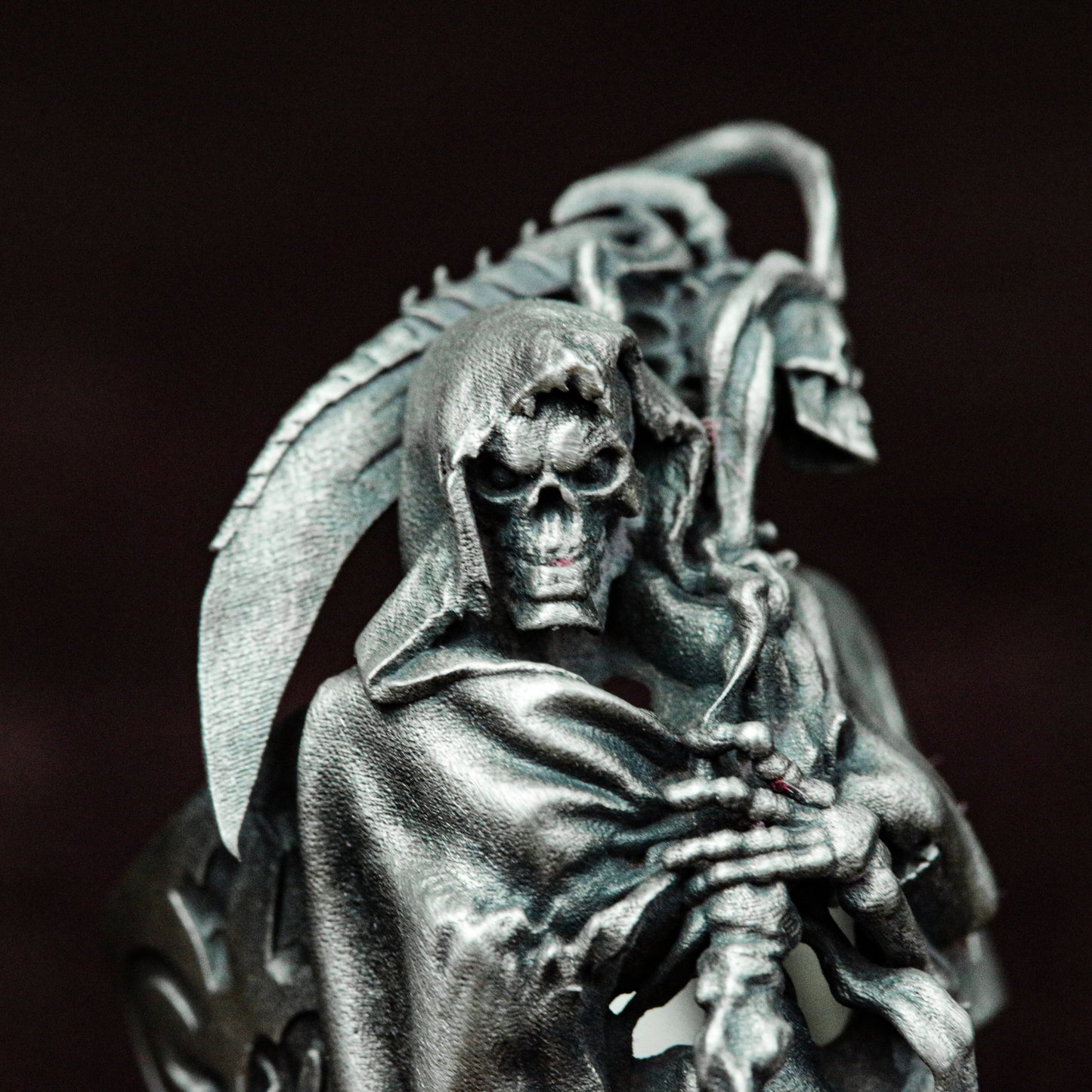 Death Knight Ring with Cloak and Blade ¨C 925 Sterling Silver Handmade