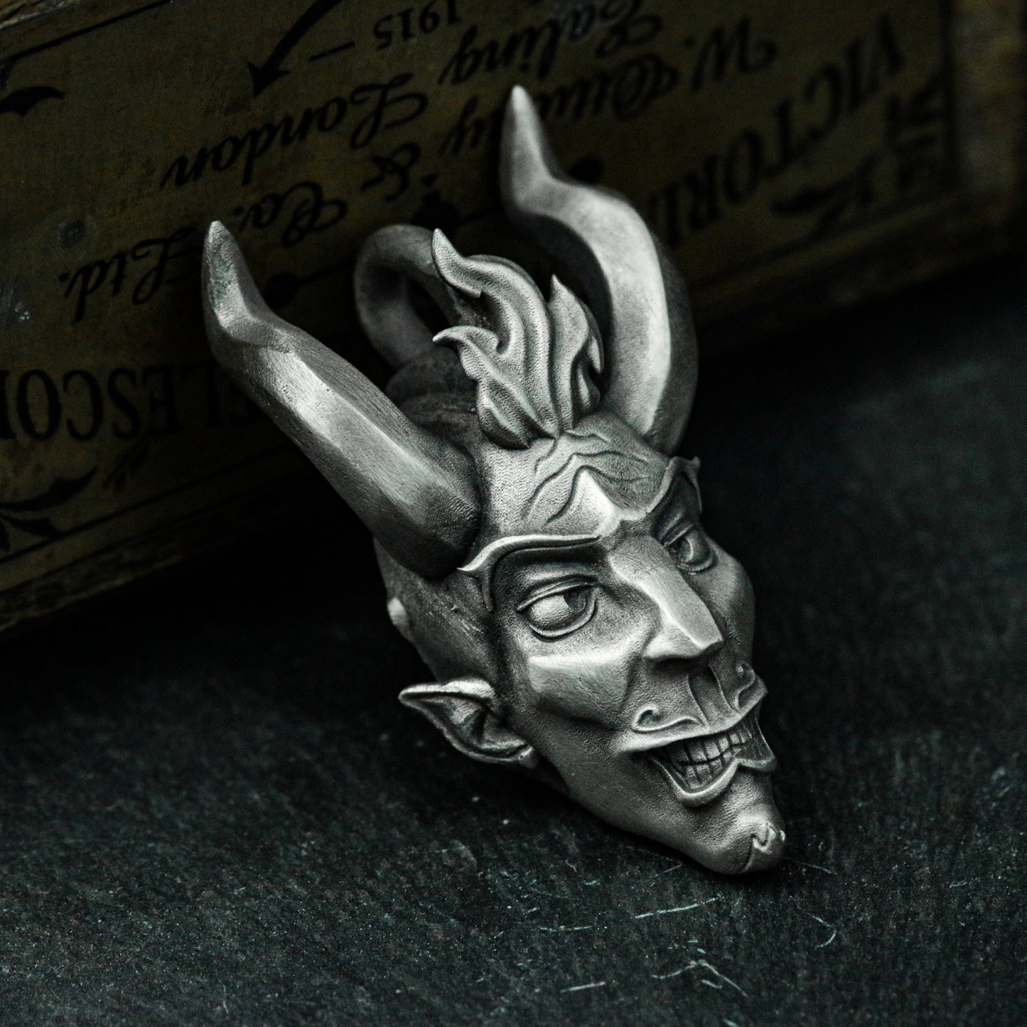 Weird Satan Pendant - 925 Silver Handmade