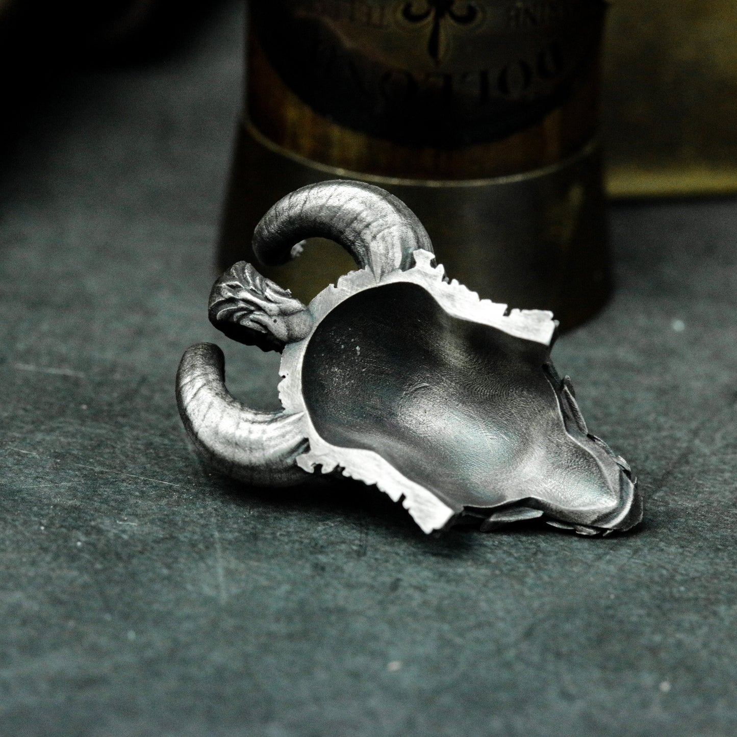 Horned Elder Pendant ¨C 925 Silver Handmade