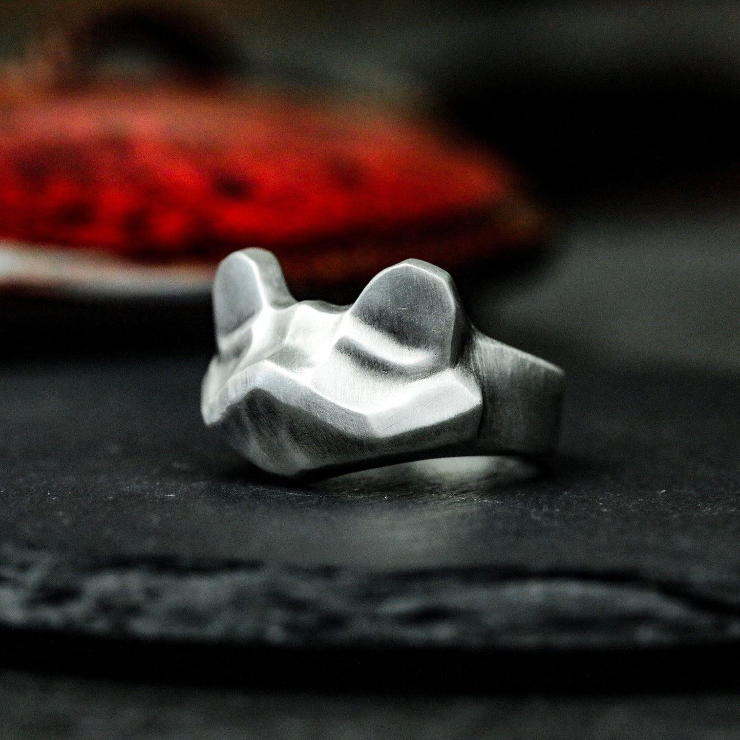Mouse Minimalist Ring ¨C 925 Silver Handmade