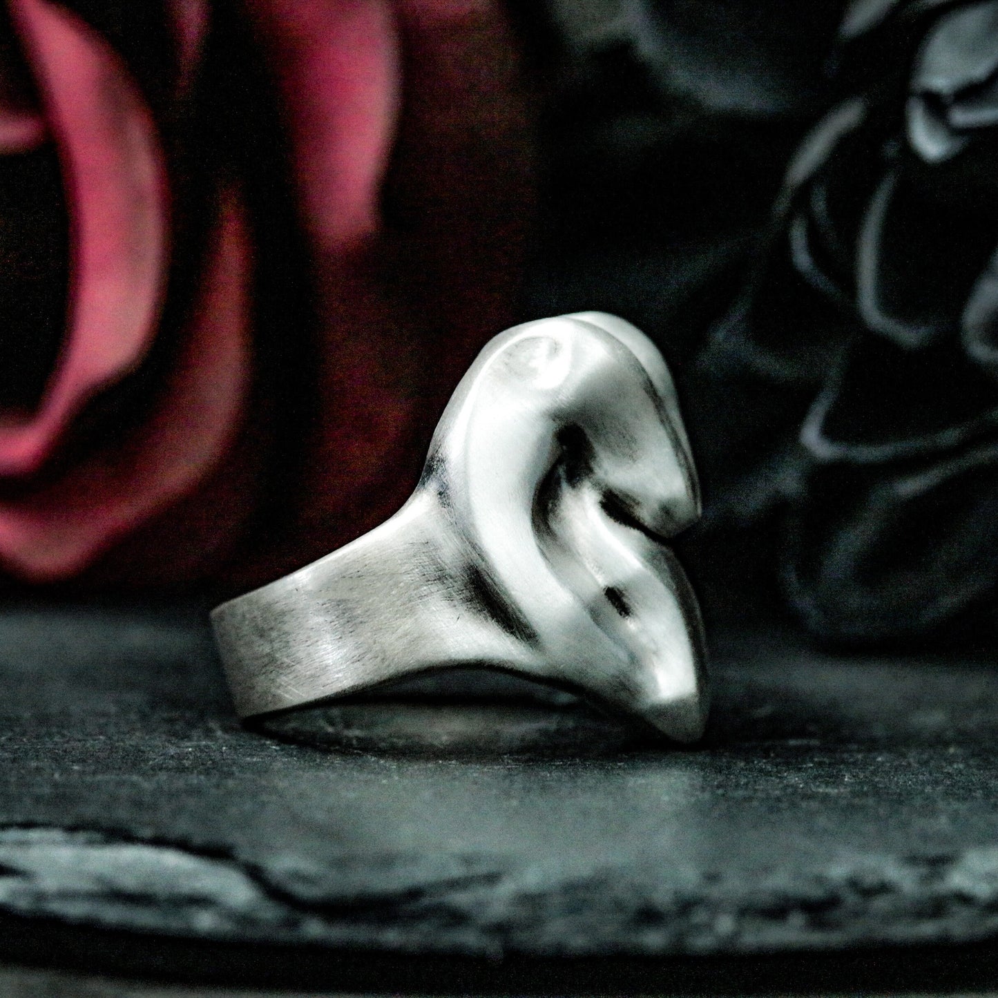 Owl Minimalist Ring ¨C 925 Silver Handmade