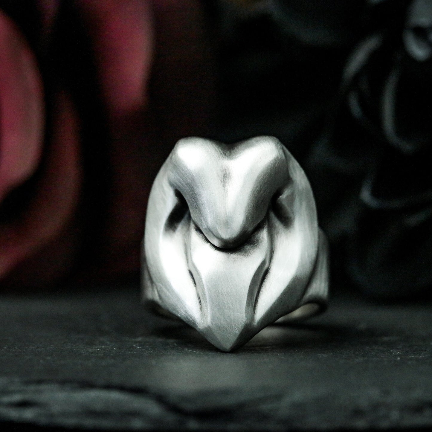 Owl Minimalist Ring ¨C 925 Silver Handmade