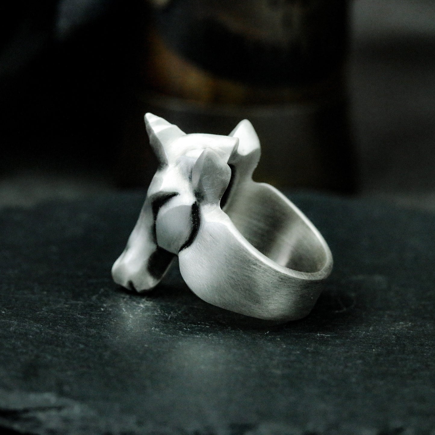 Unicorn Minimalist Ring ¨C 925 Silver Handmade