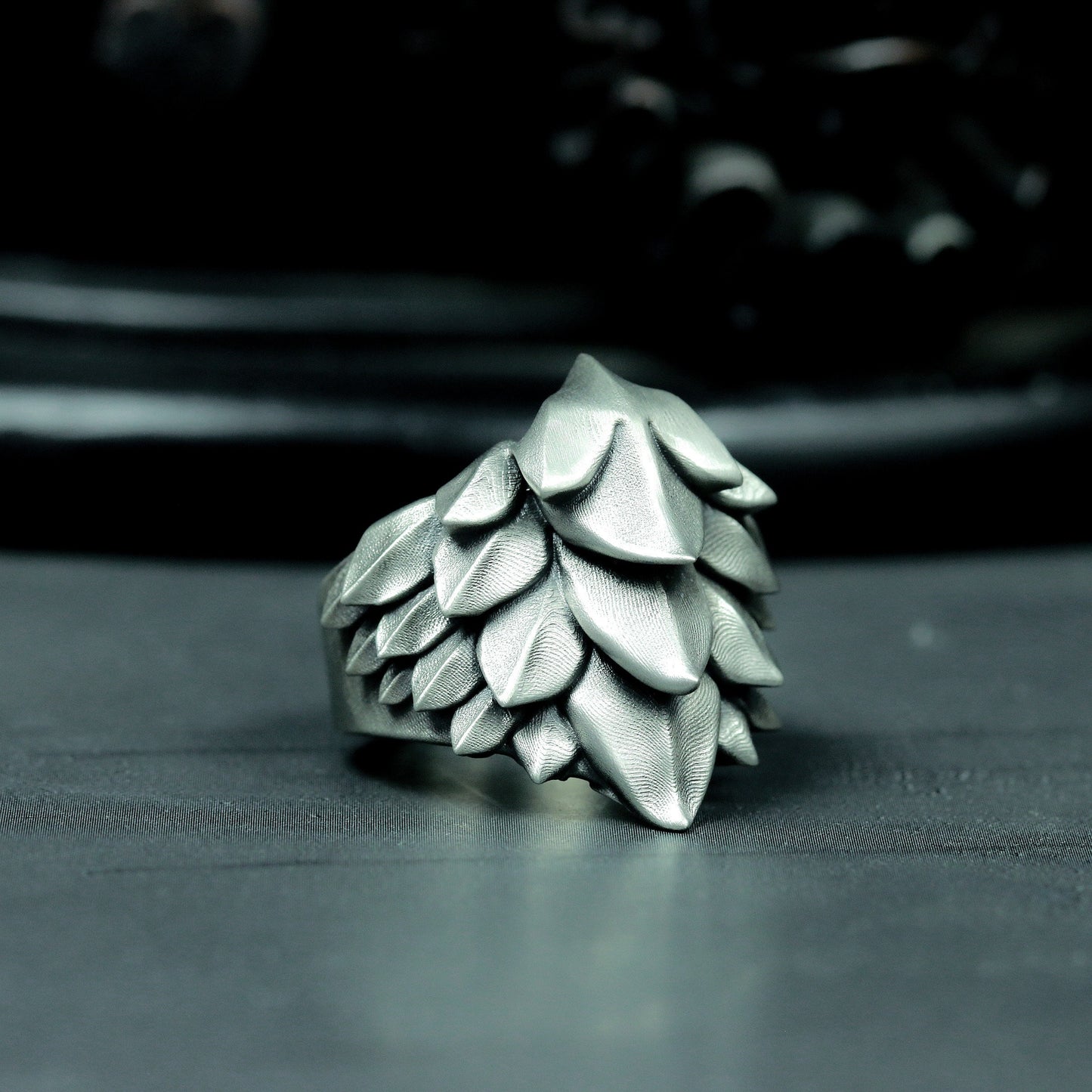 Dragon Scale Ring ¨C 925 Sterling Silver Handmade