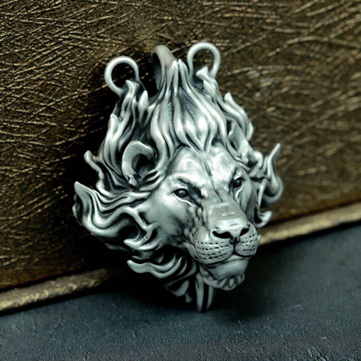 Lion Spirit Pendant ¨C 925 Silver Handmade