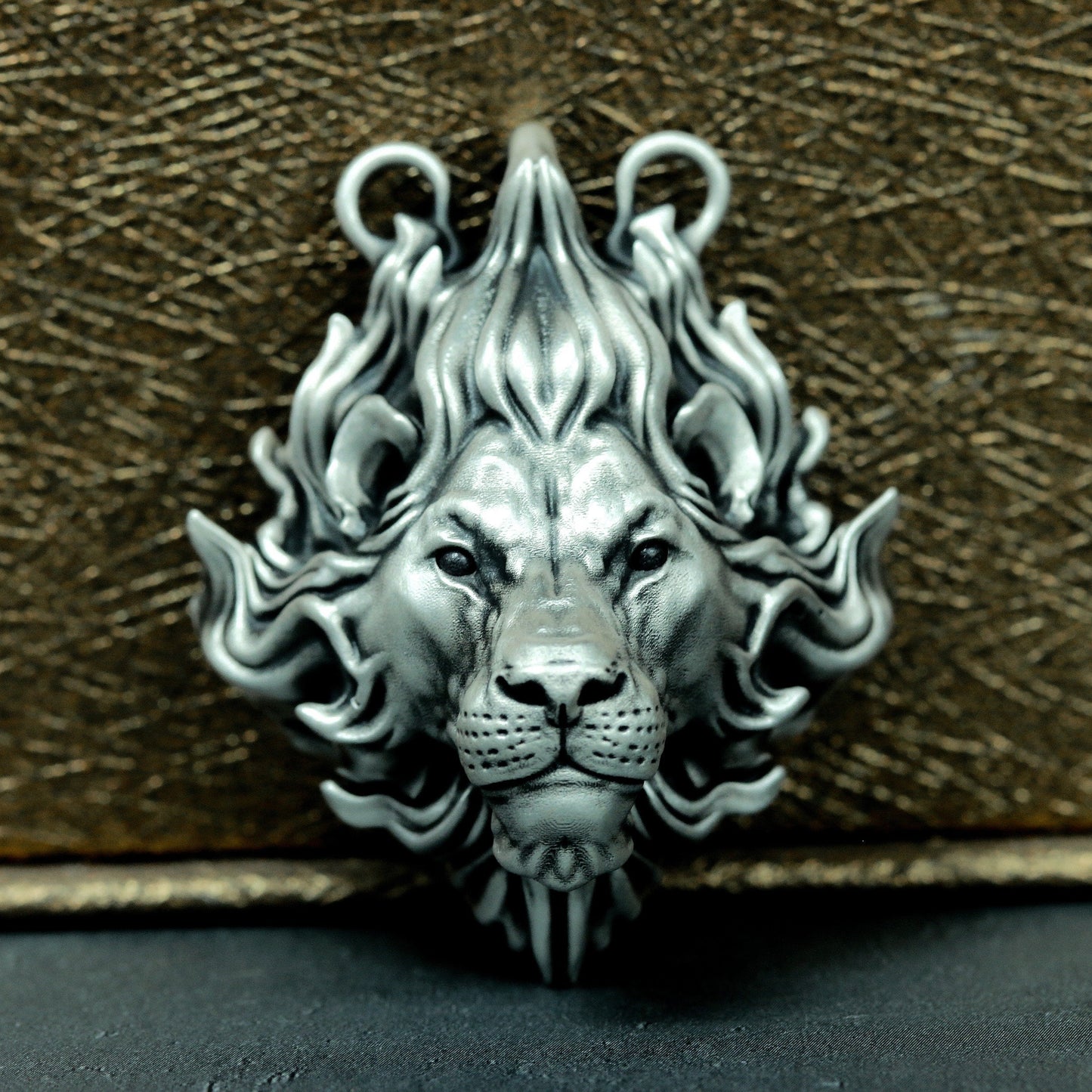 Lion Spirit Pendant ¨C 925 Silver Handmade