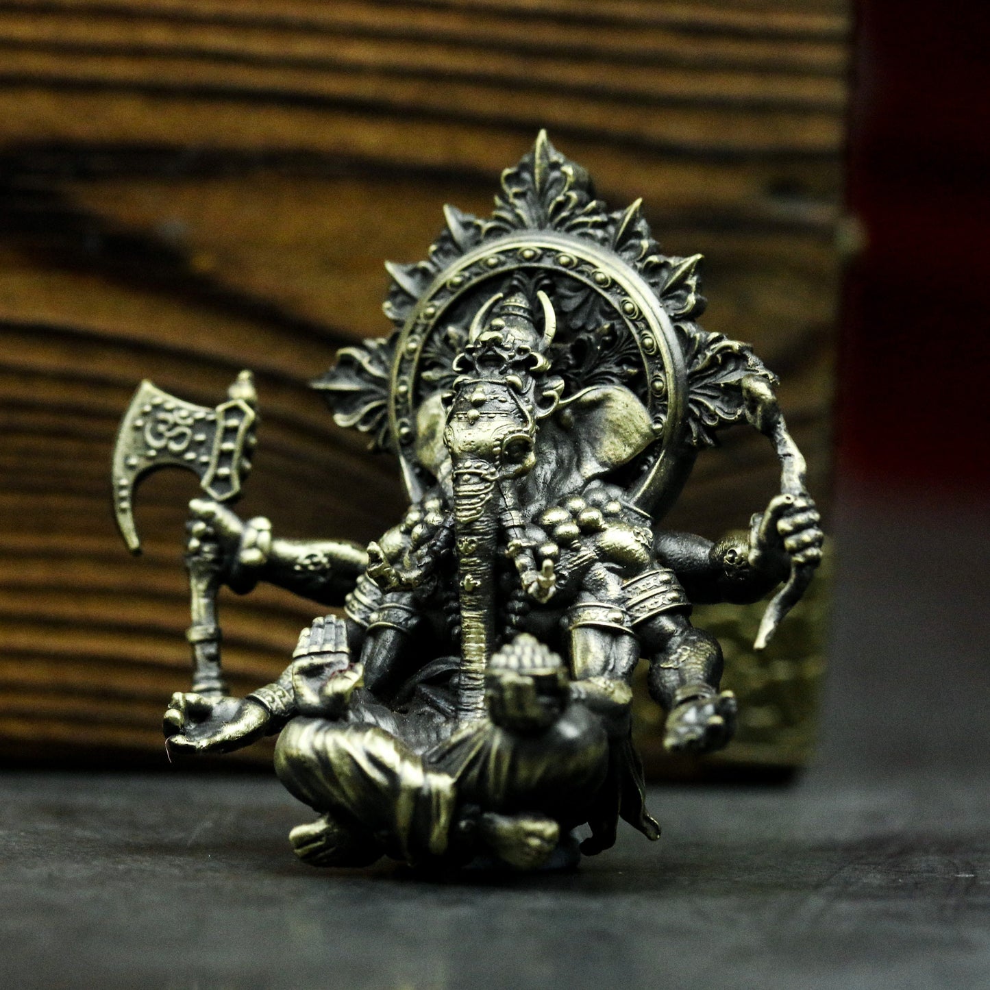 Multi-Armed Deity Pendant ¨C 925 Silver Handmade