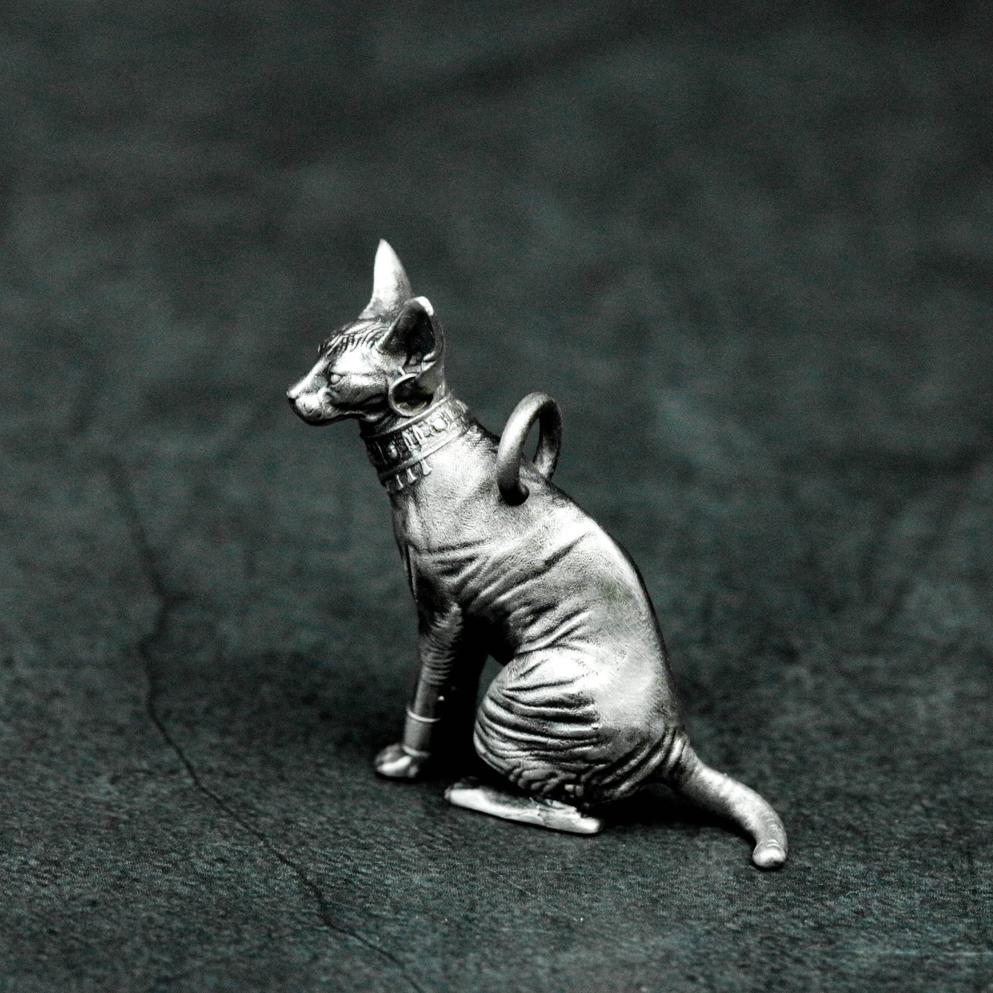 Sphynx Cat Pendant ¨C Handmade 925 Silver Egyptian Guardian Necklace