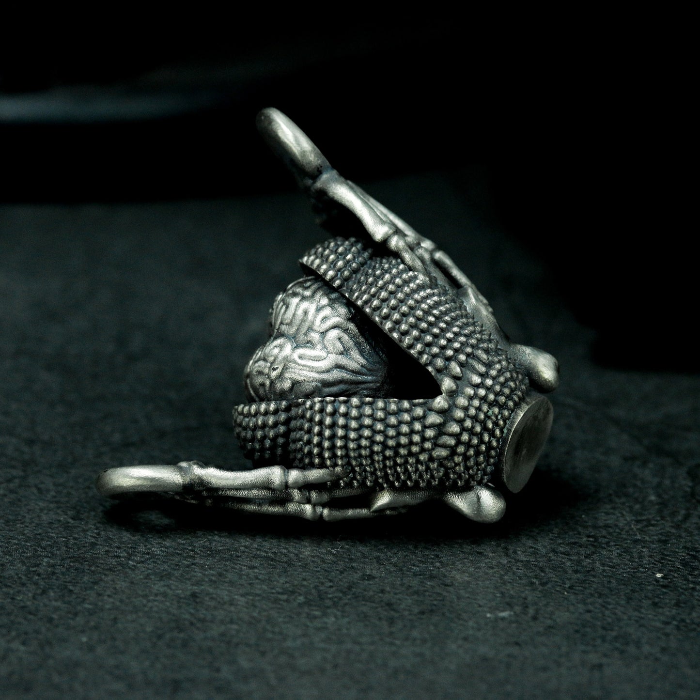 Guanyin Mask Pendant - 925 Silver Handmade Divine Expression