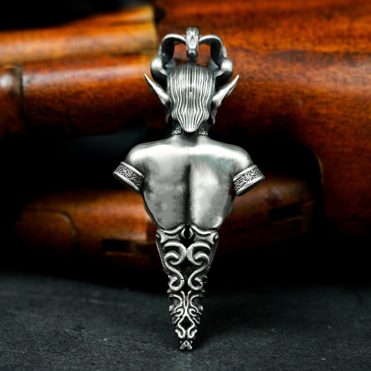 Demon Woman Pendant ¨C 925 Silver Handmade