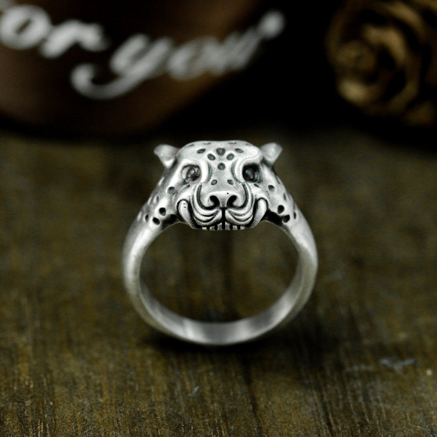 Minimalist Leopard Ring - 925 Sterling Silver Handmade