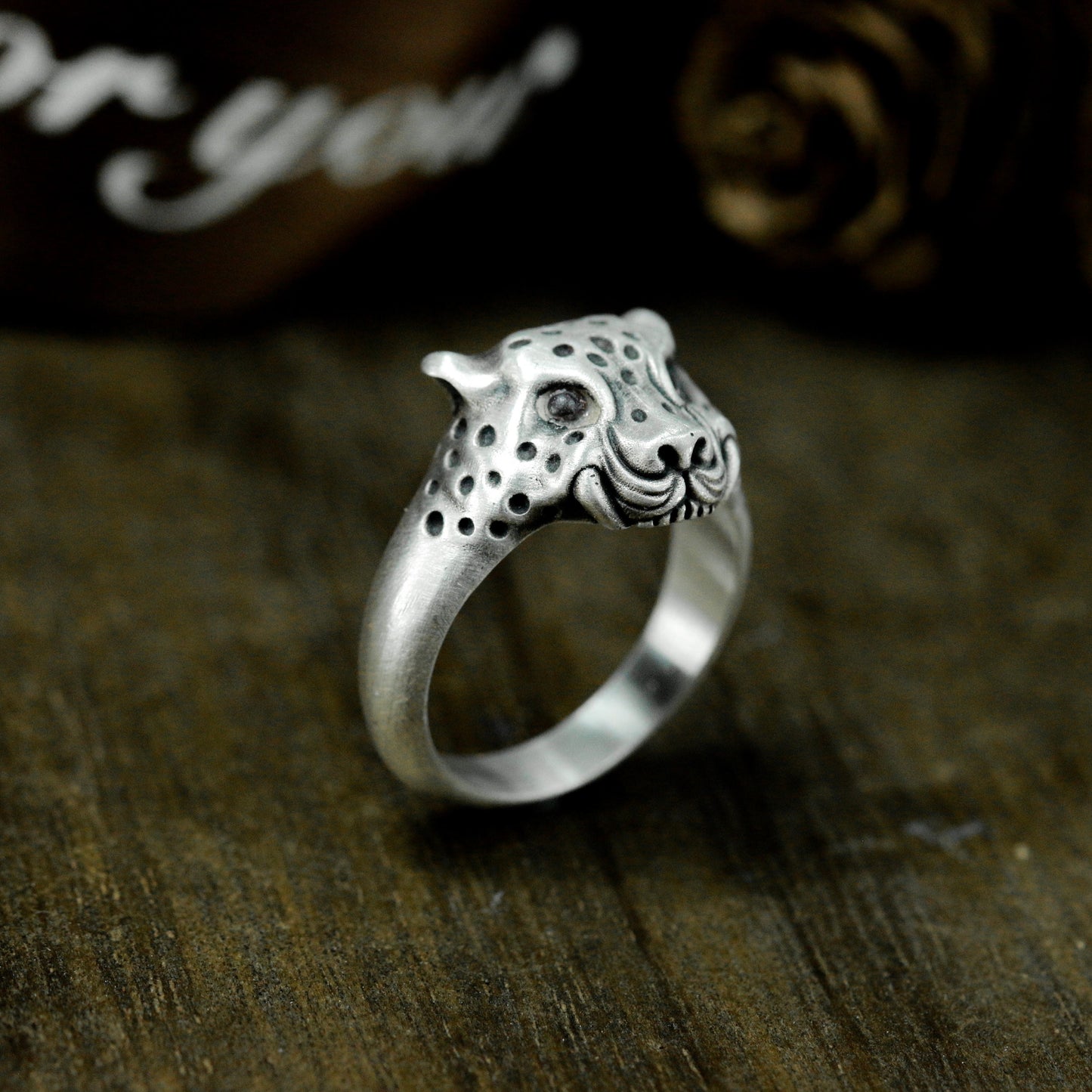 Minimalist Leopard Ring - 925 Sterling Silver Handmade