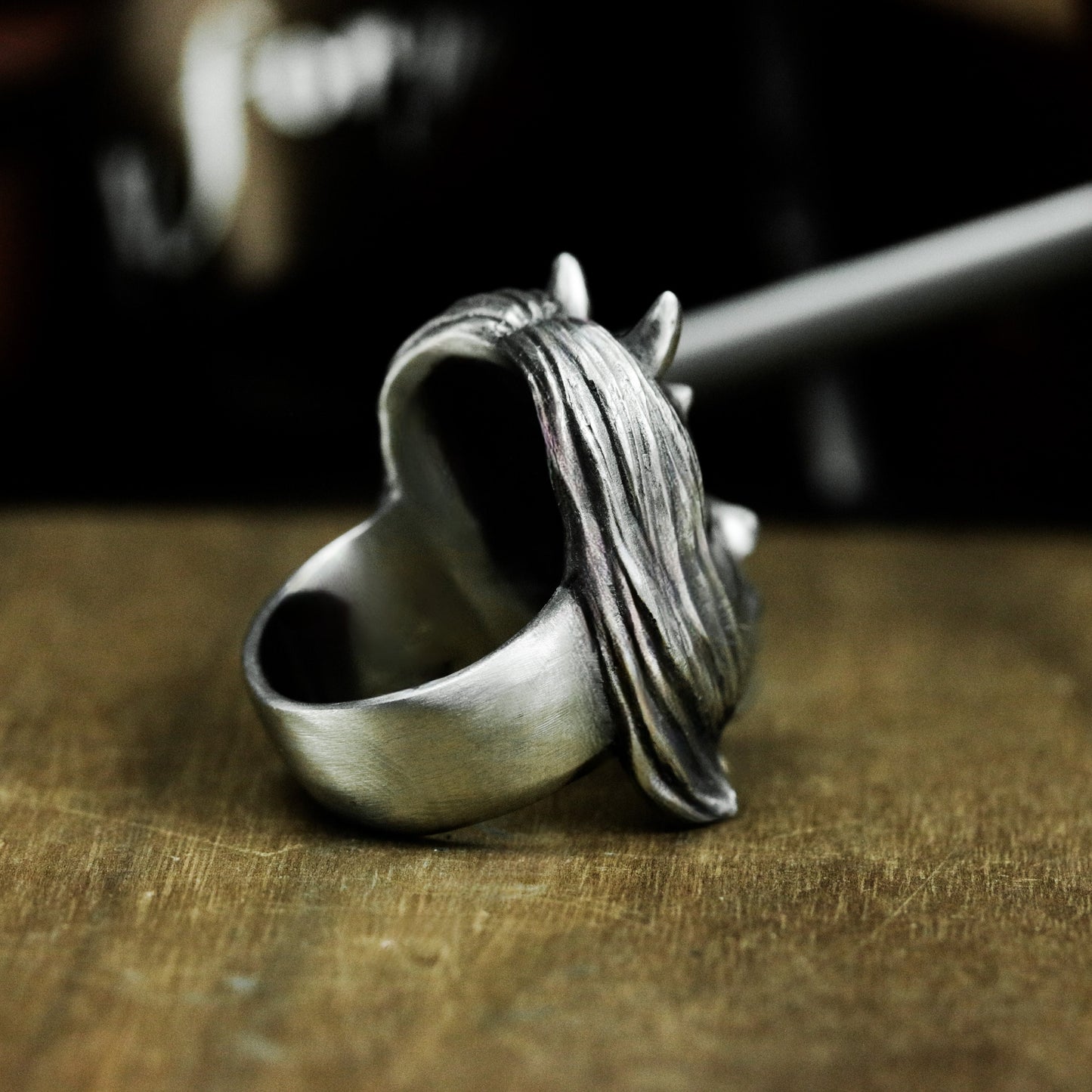 Demon Maiden Ring ¨C 925 Sterling Silver Handmade