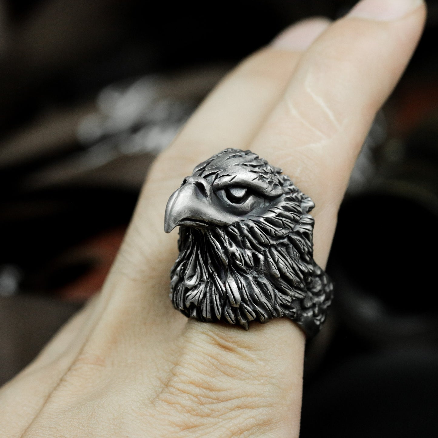 Falcon Ring ¨C 925 Sterling Silver Handmade