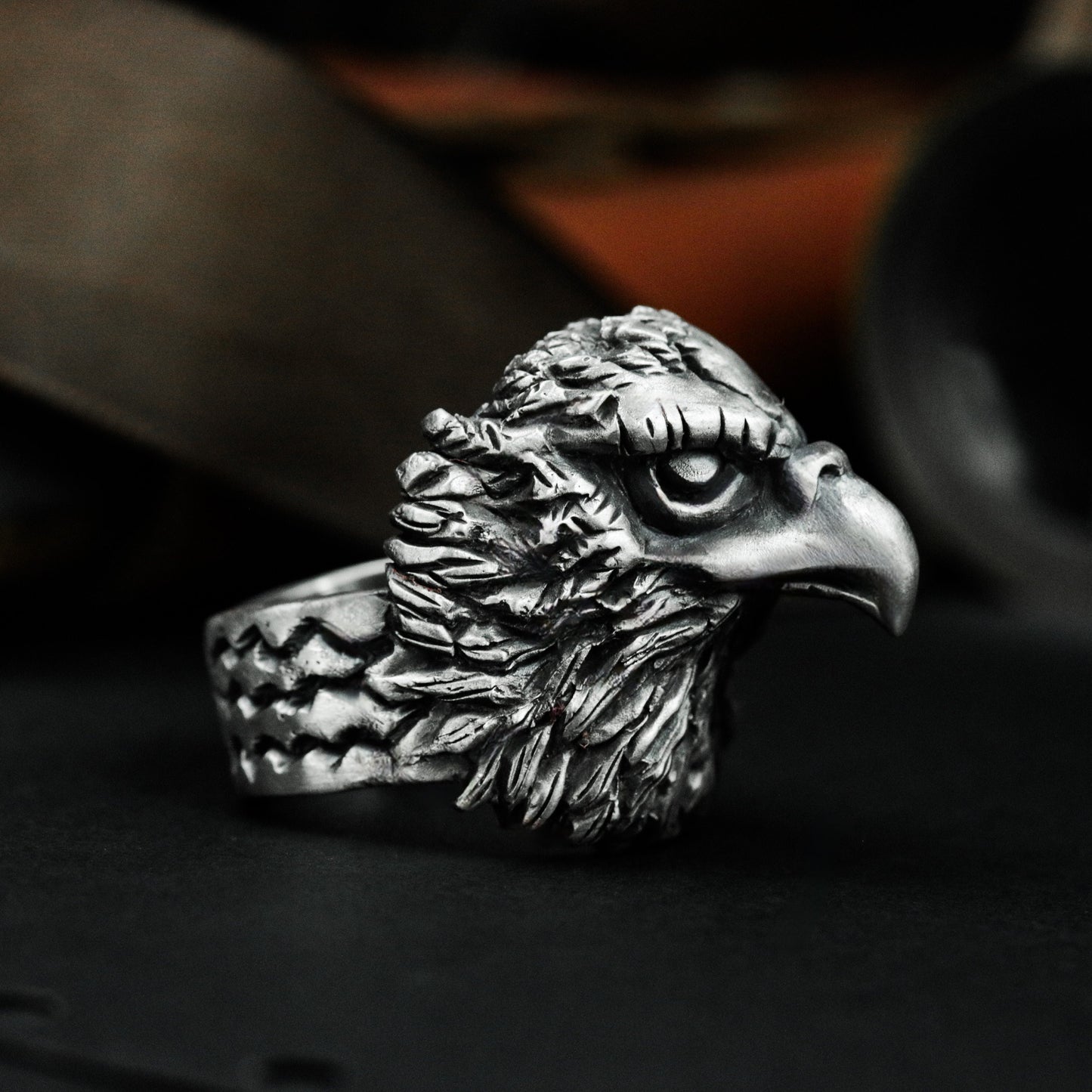 Falcon Ring ¨C 925 Sterling Silver Handmade