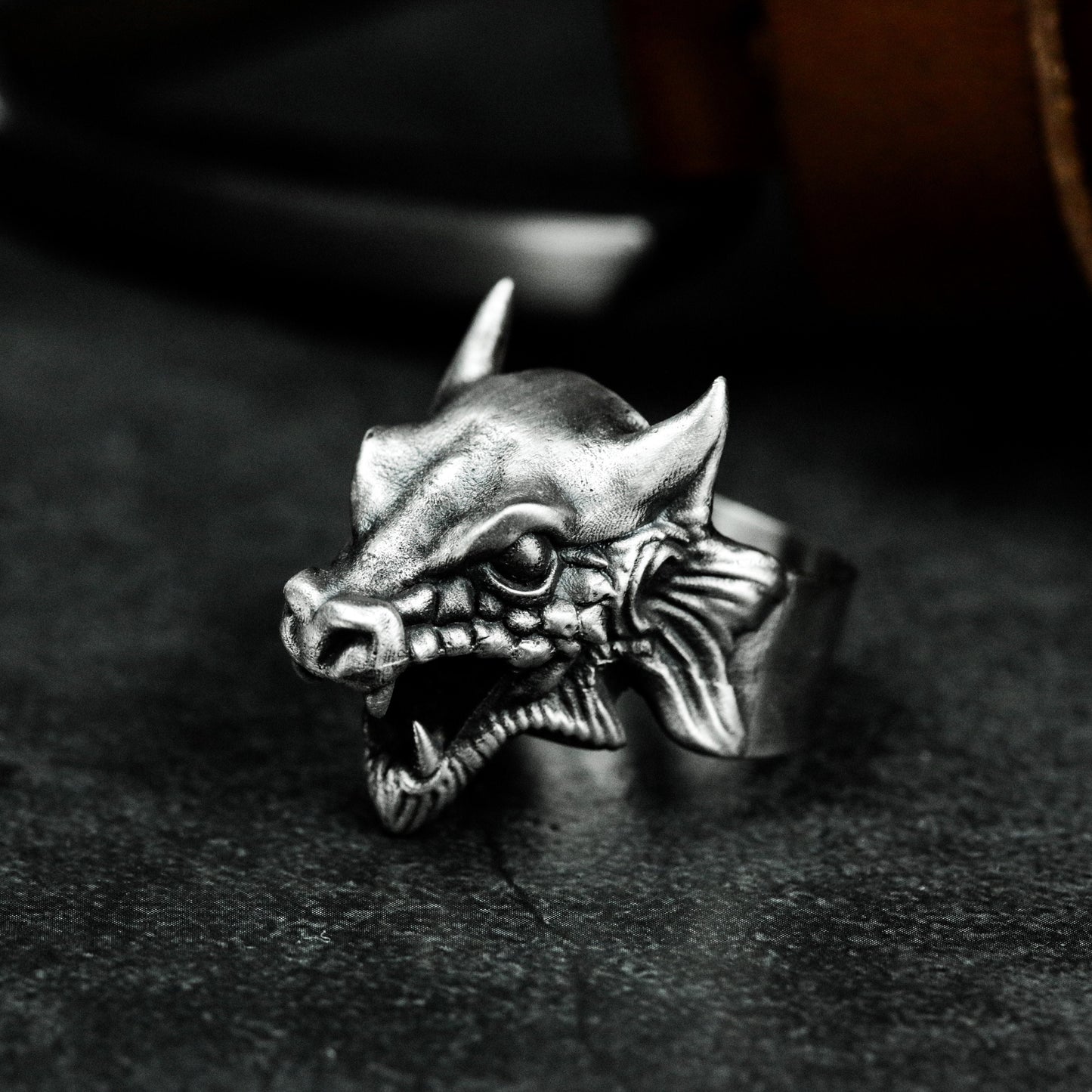 Dragon Son Monster Ring - 925 Silver Handmade