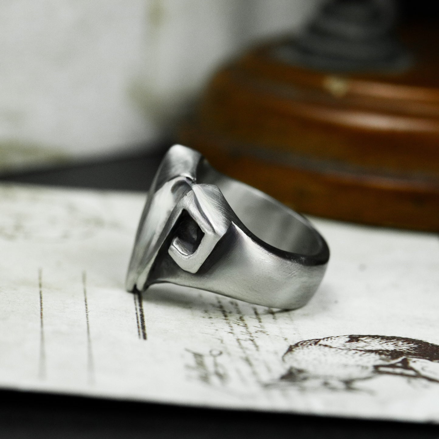 Symbolic Sheep Ring - 925 Silver Handmade