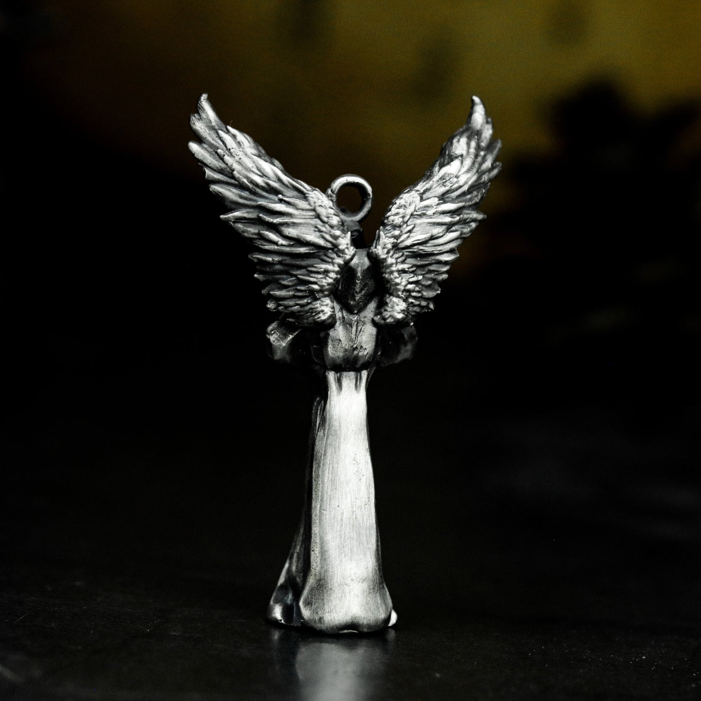 Winged Watcher Pendant ¨C 925 Silver Handmade
