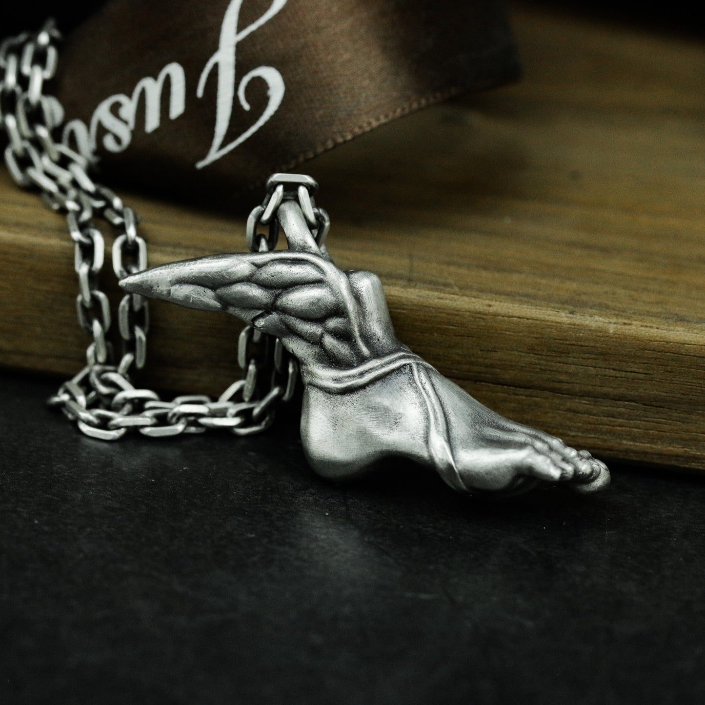 Zeus Wing Pendant - 925 Silver Handmade