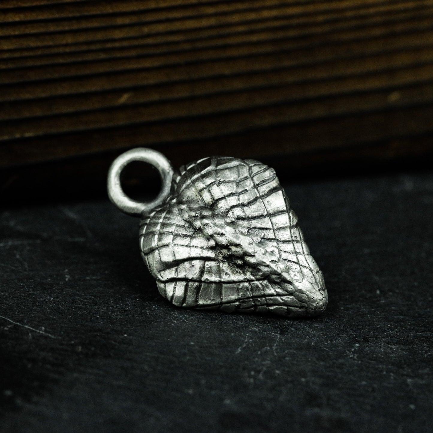 Cobra Head Pendant with Flared Hood ¨C 925 Sterling Silver Handmade