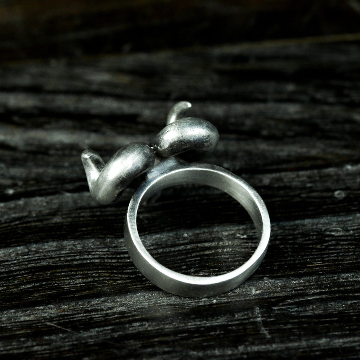 Ram Horn Power Ring - 925 Silver Handmade