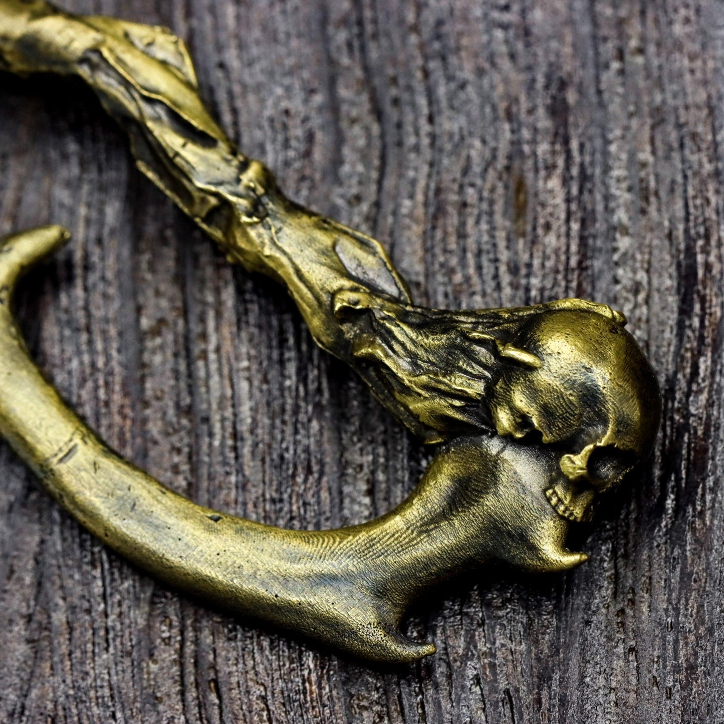 Bone Hook Pendant ¨C Handmade 925 Silver Skeletal Claw Necklace