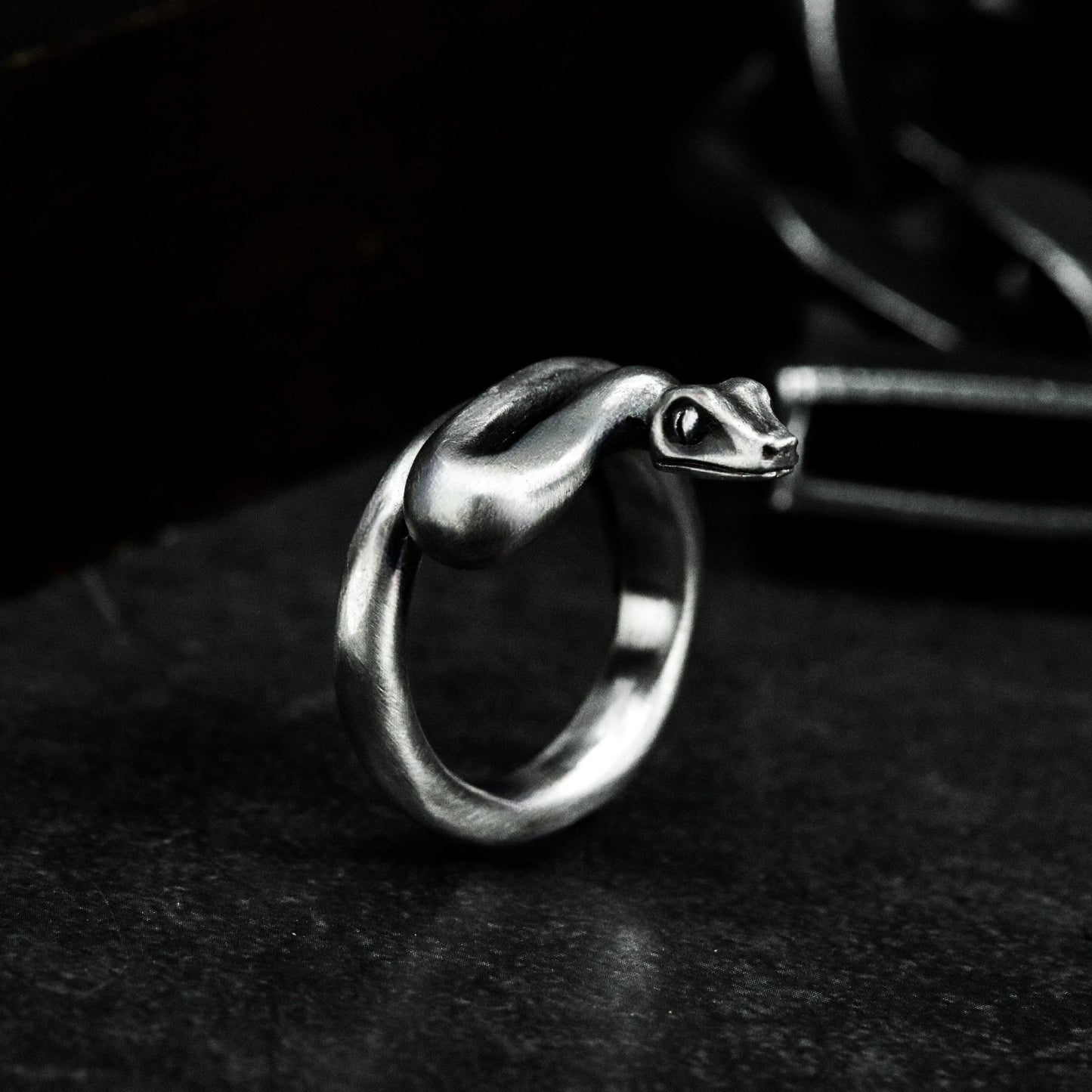Coiled Viper Ring - 925 Silver Handmade