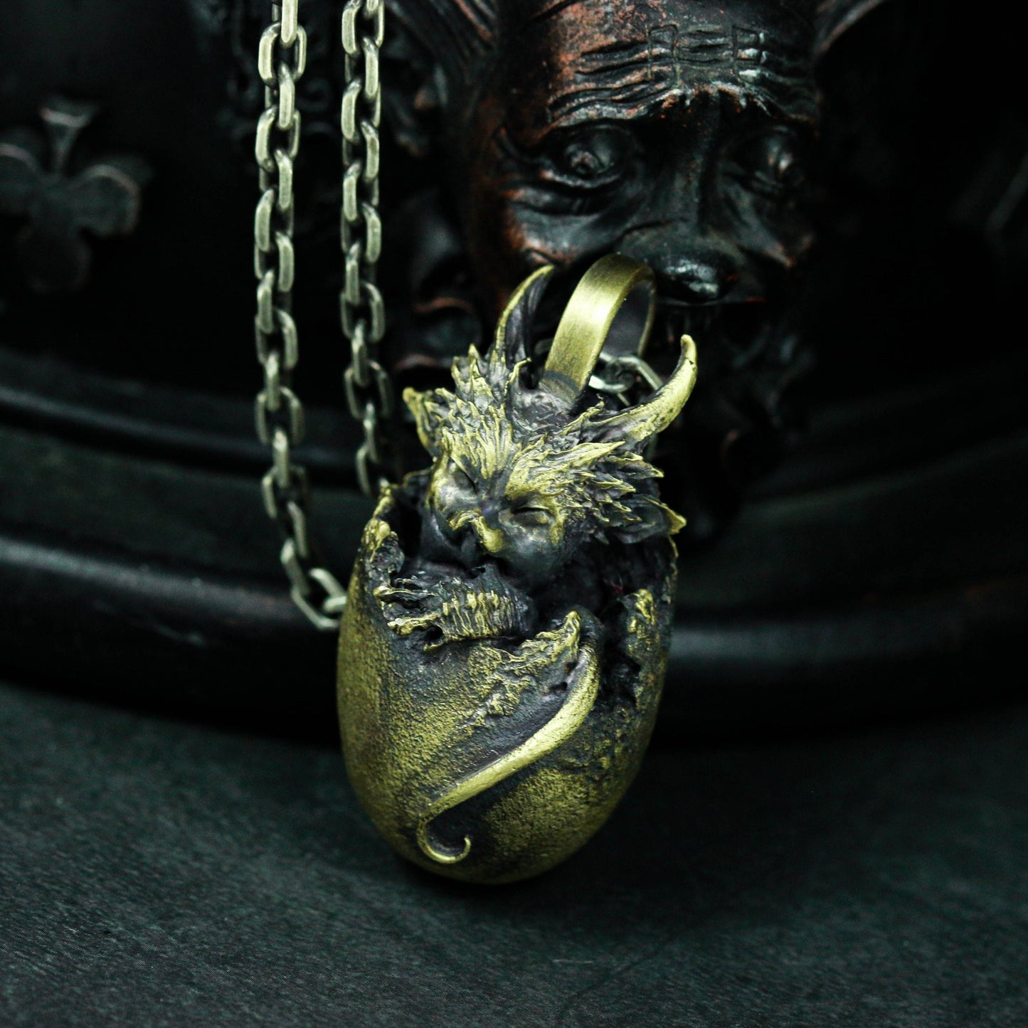 Dragon Egg Pendant ¨C 925 Sterling Silver Handmade