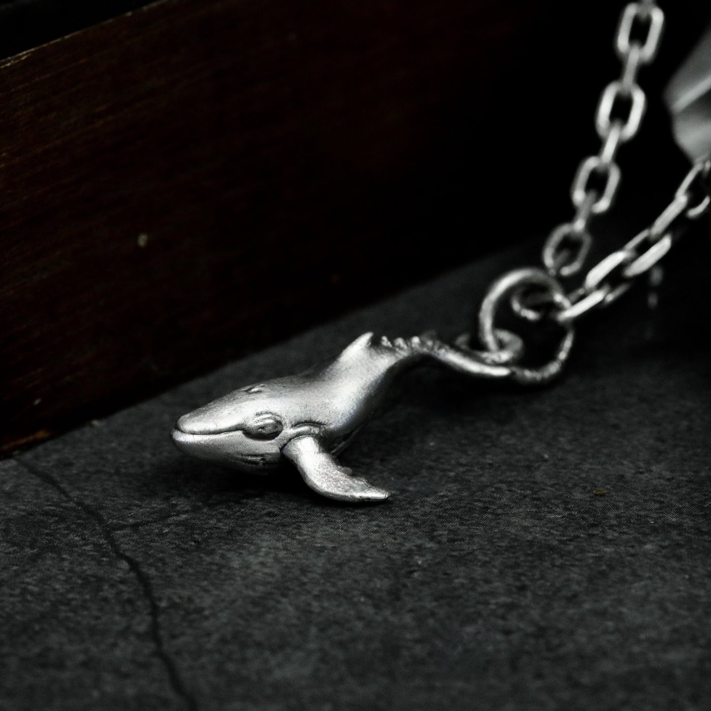 Whale Ocean Pendant - 925 Silver Handmade