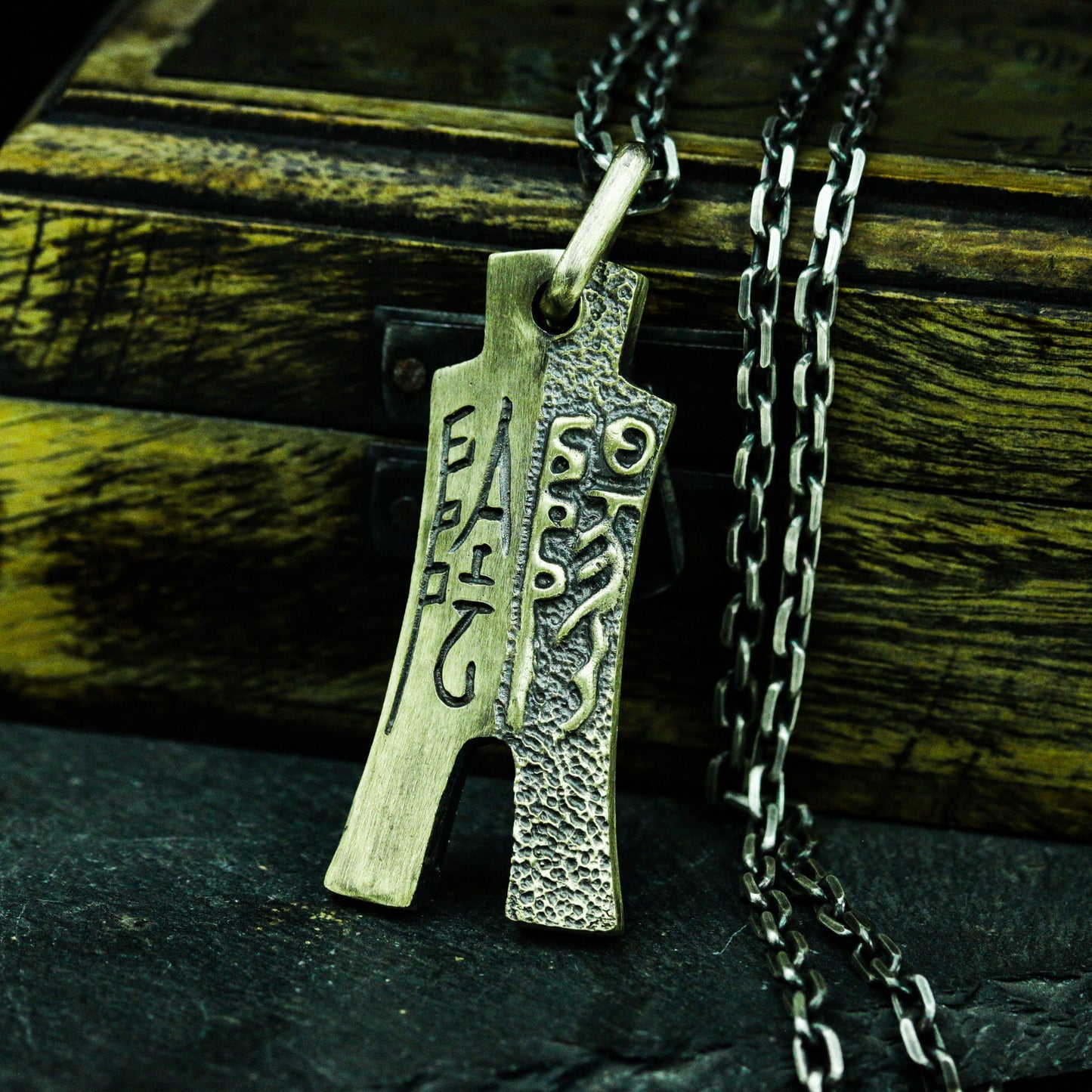Warring States Coin Pendant - 925 Silver Handmade