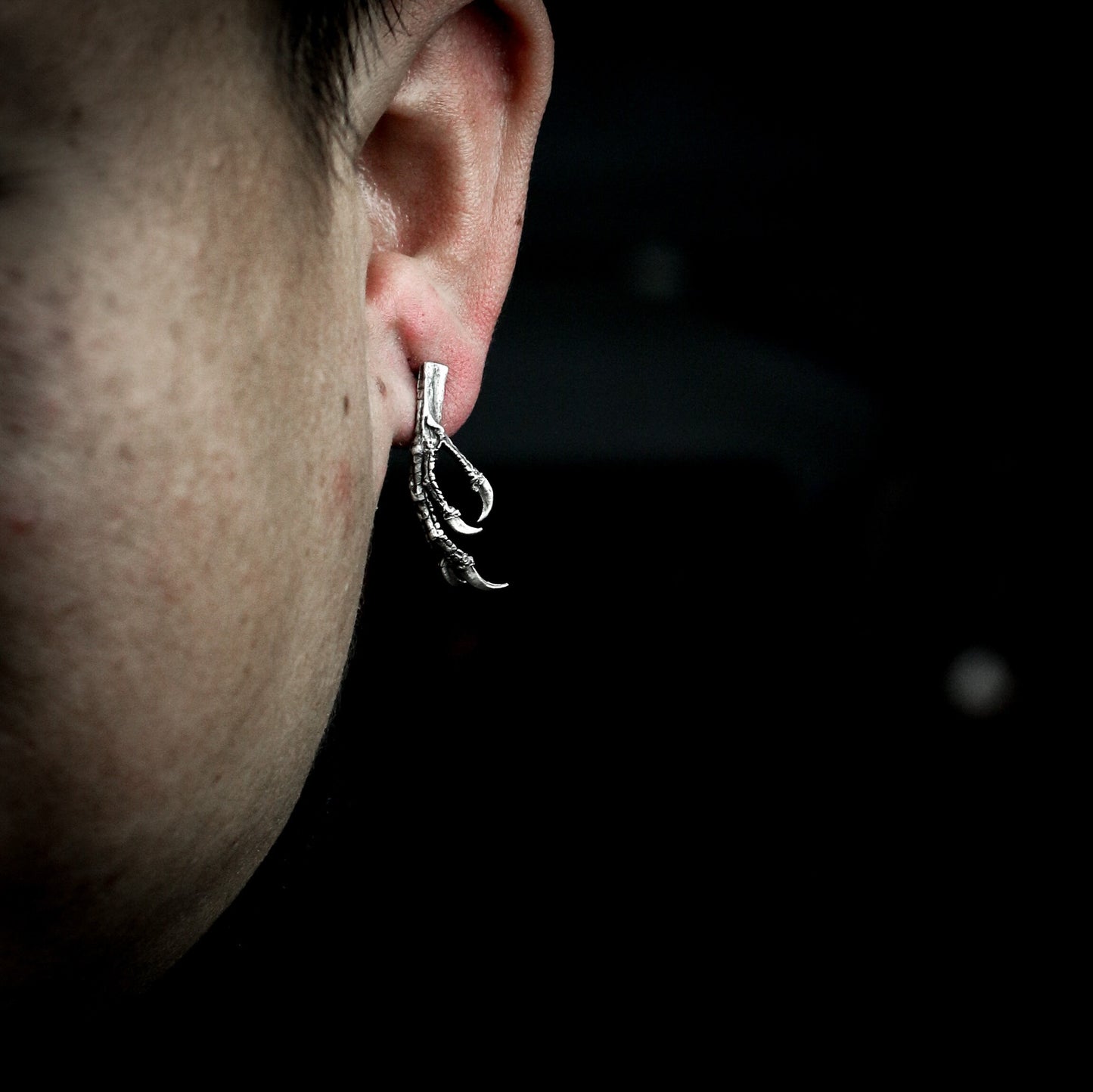 Raptor Claw Earrings ¨C 925 Sterling Silver Handmade
