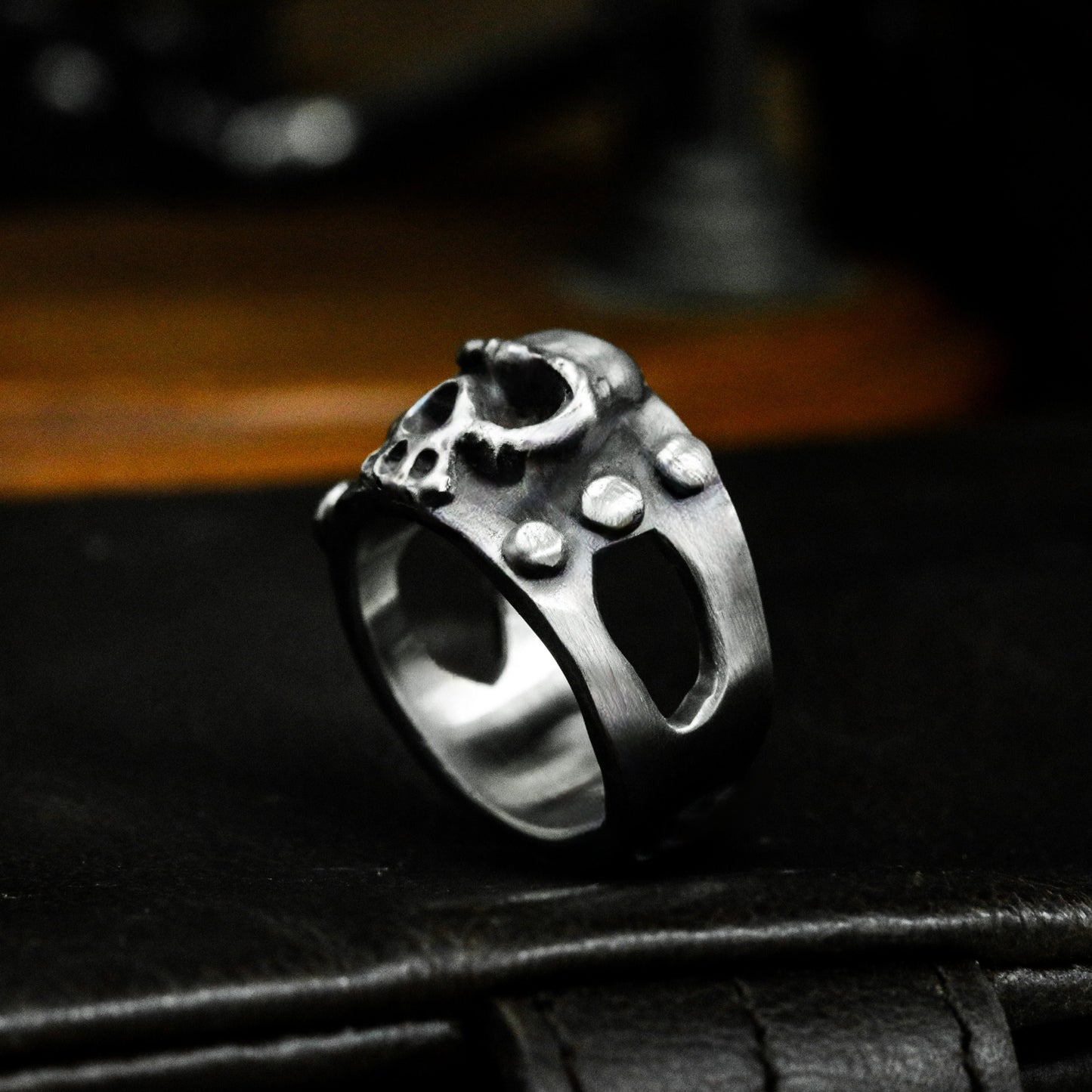 Pirate Skull Ring - 925 Silver Handmade