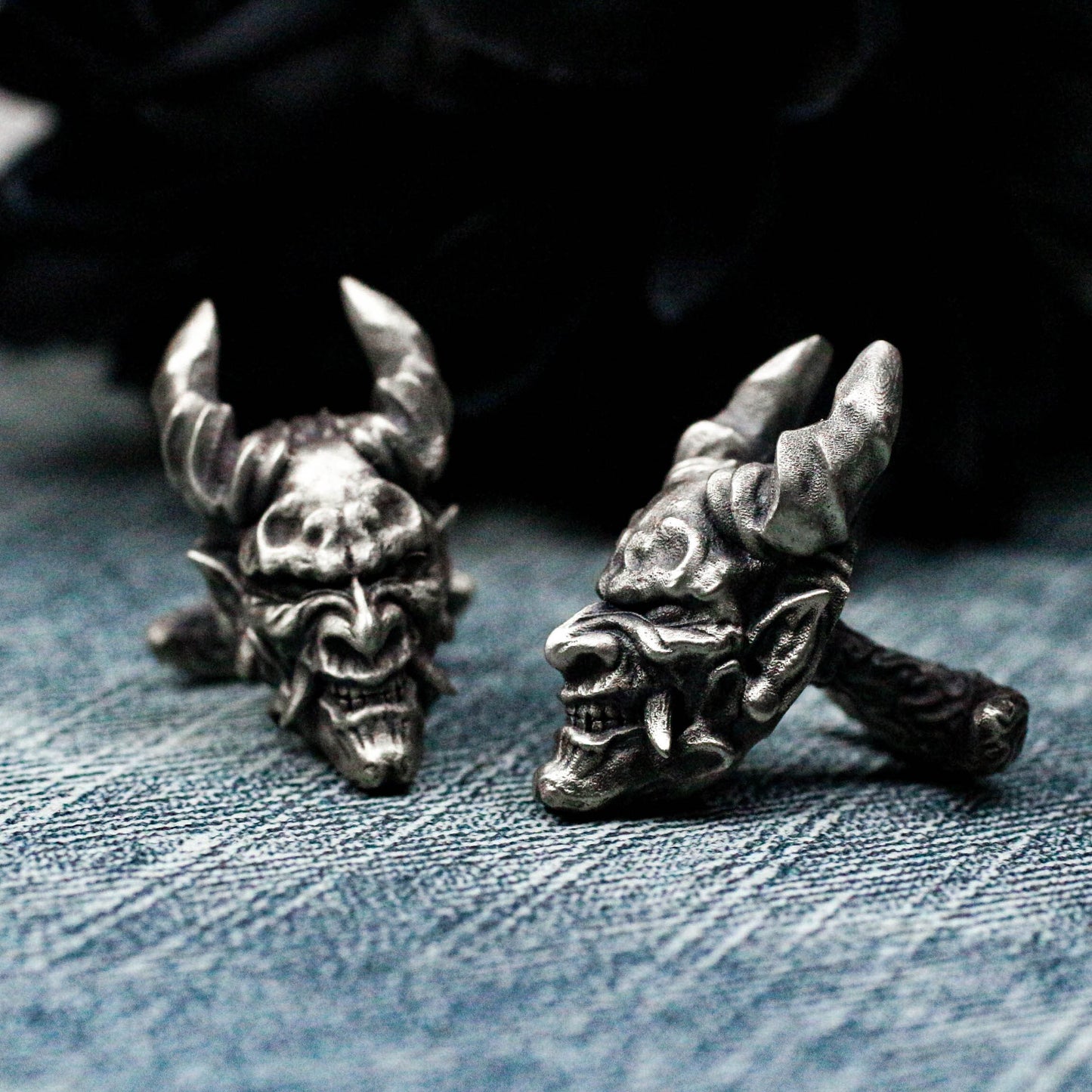 Ugly Devil Cufflinks - 925 Silver Handmade